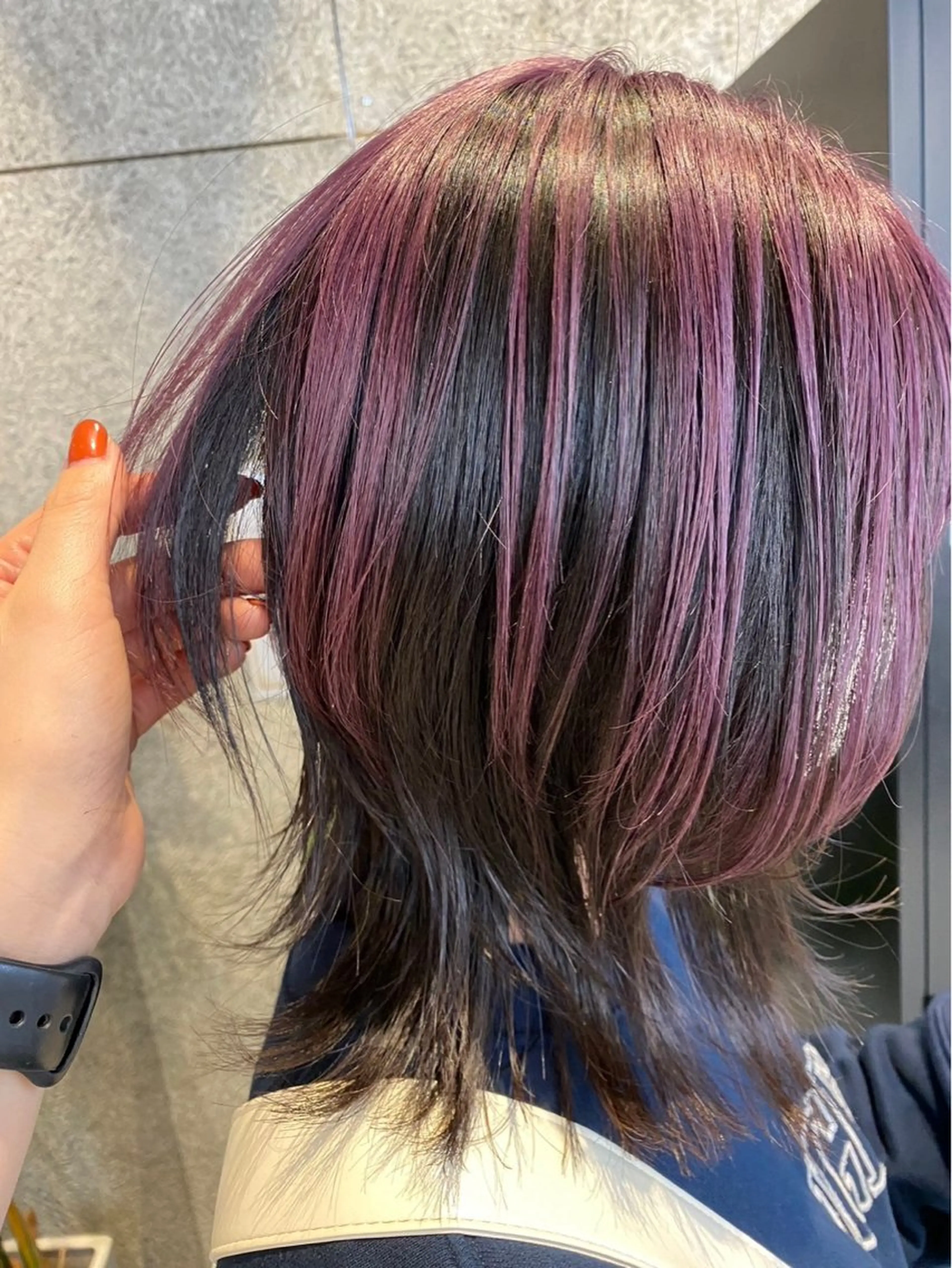 セミロング カラー ⛄️推し活ヘア🖤 ♡sachika♡のヘアスタイル
