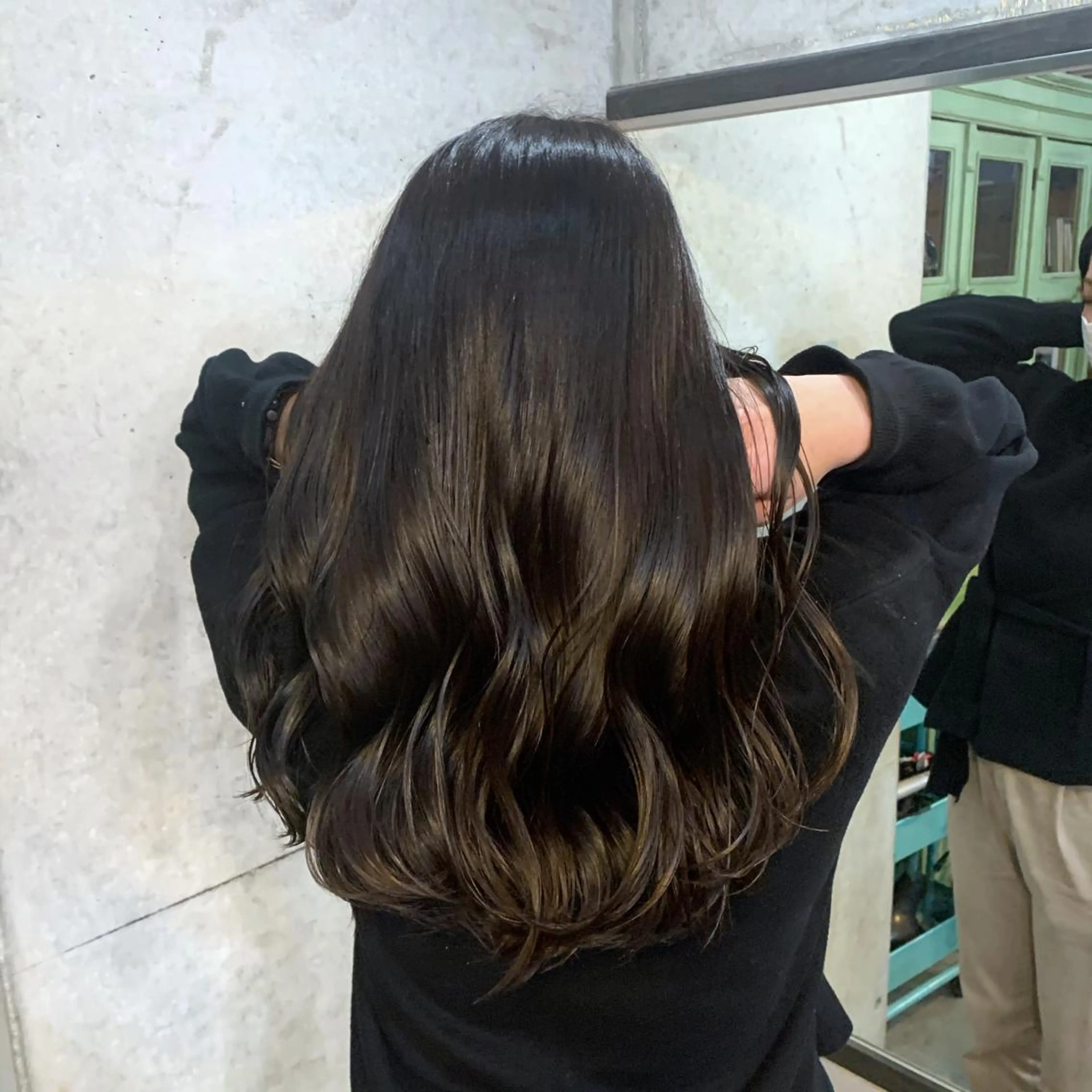 ロング カラー kimika🥑 メンズ/髪質改善のヘアスタイル