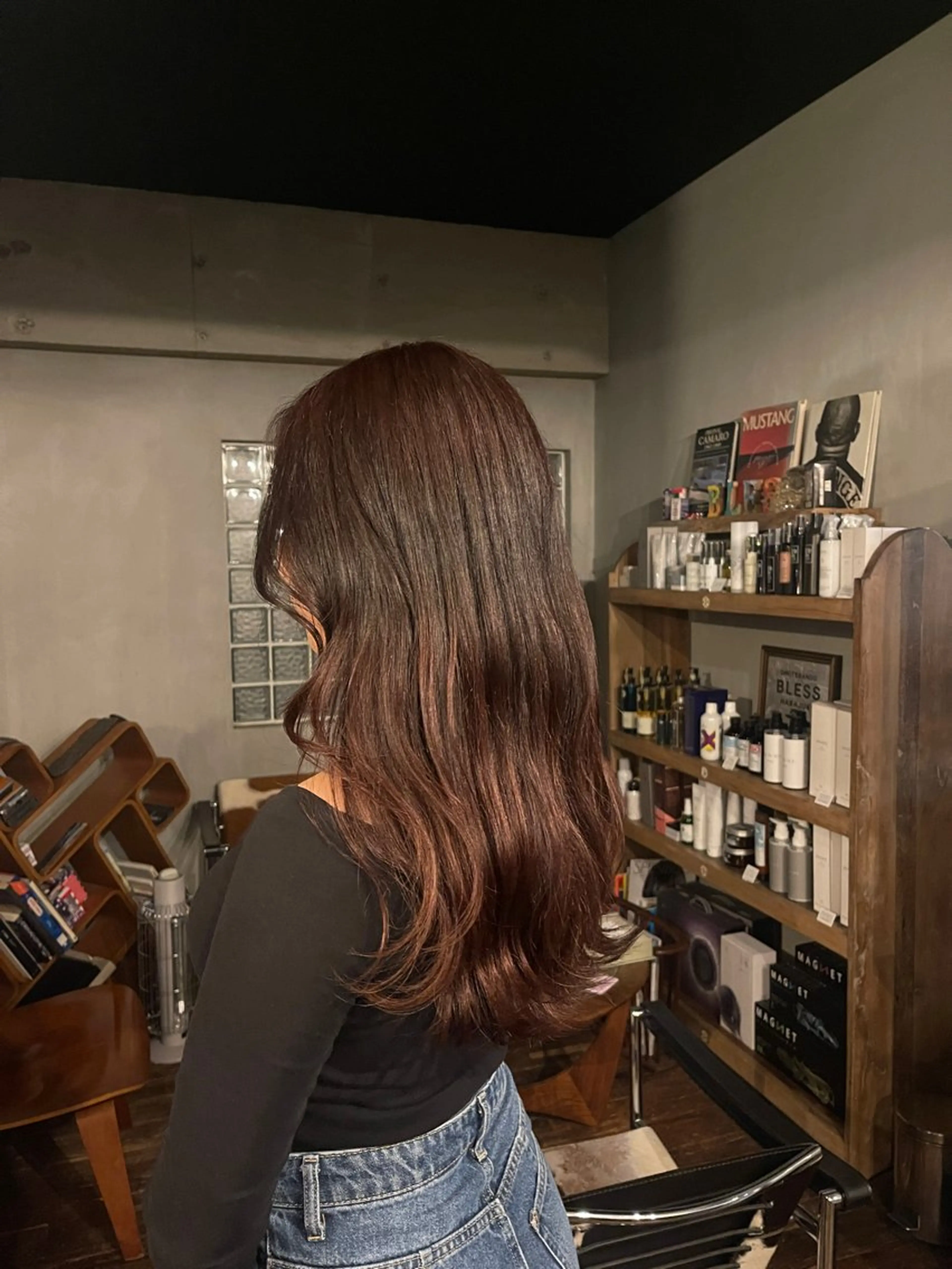 ロング カラー パーマ ヘアアレンジ BLESS所属・sawahata mariaのヘアスタイル