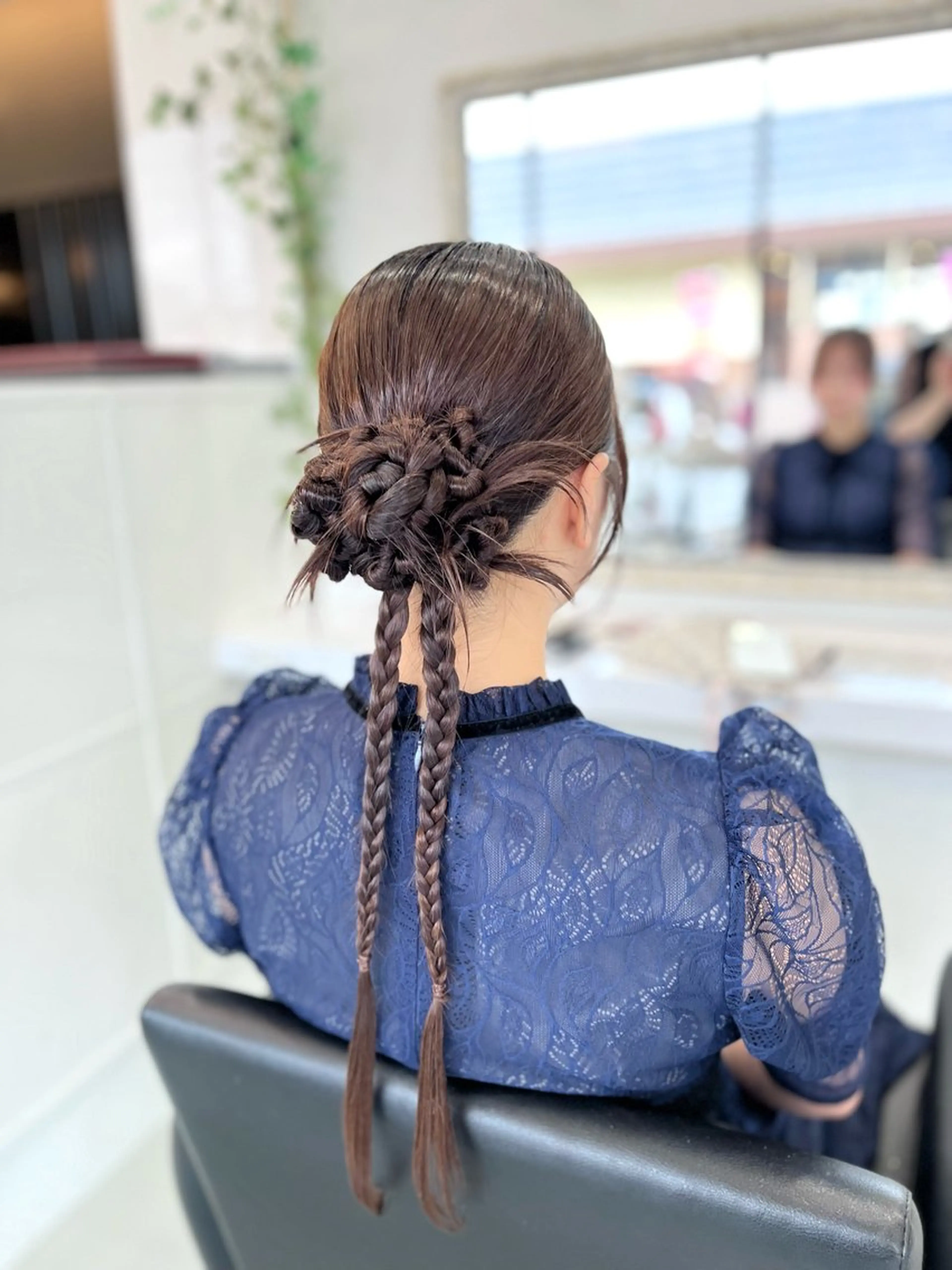 セミロング 松井凜花𐙚𓍯 ヘアアレンジ/ツヤ髪のヘアスタイル