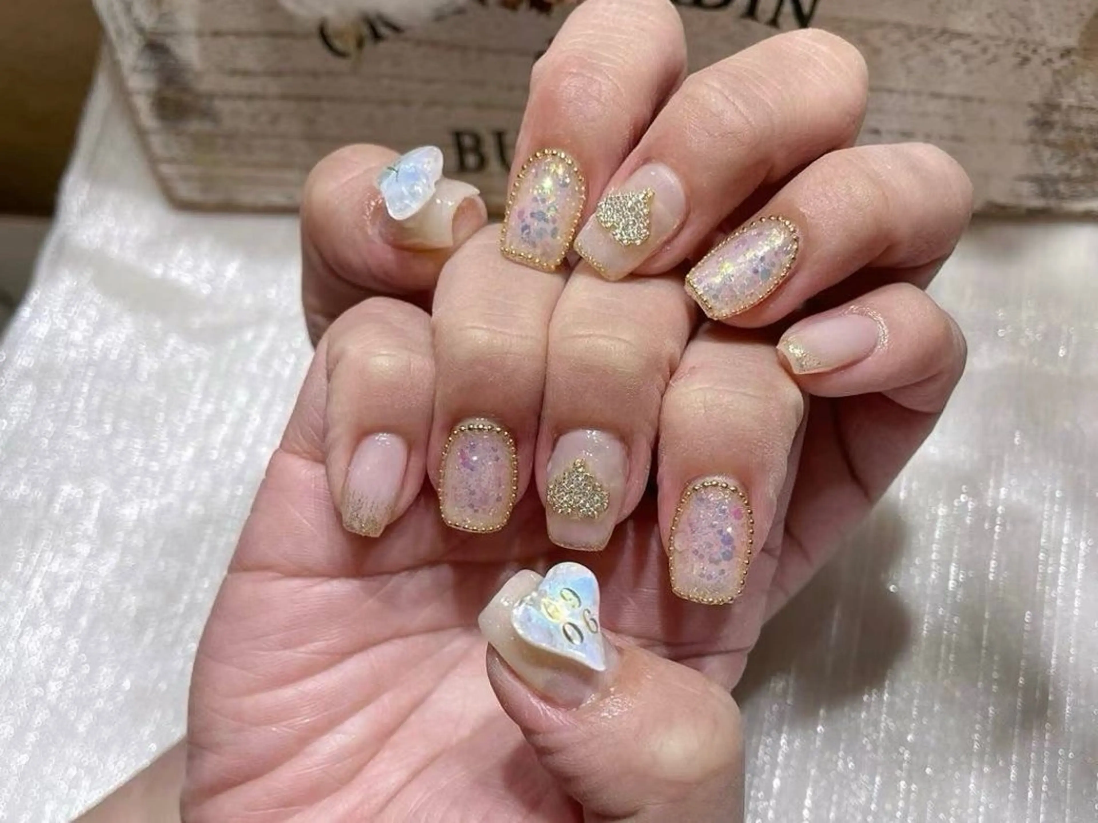 ネイル アートネイル フラワーネイル フットネイル ジェルネイル ハート Babarla nailのネイルデザイン