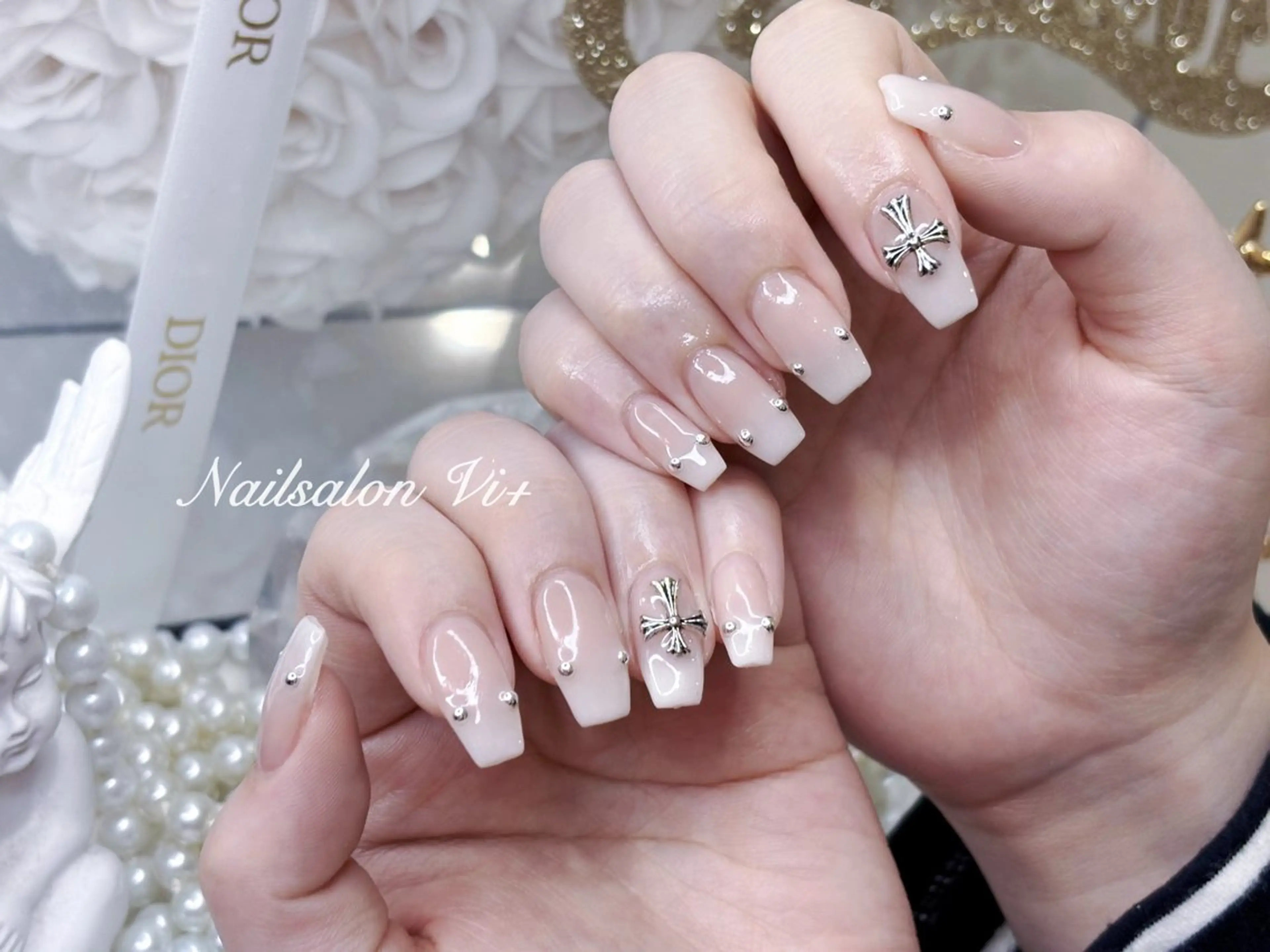 ネイル ハンドネイル Nailsalon Vi+ももか🩷のネイルデザイン