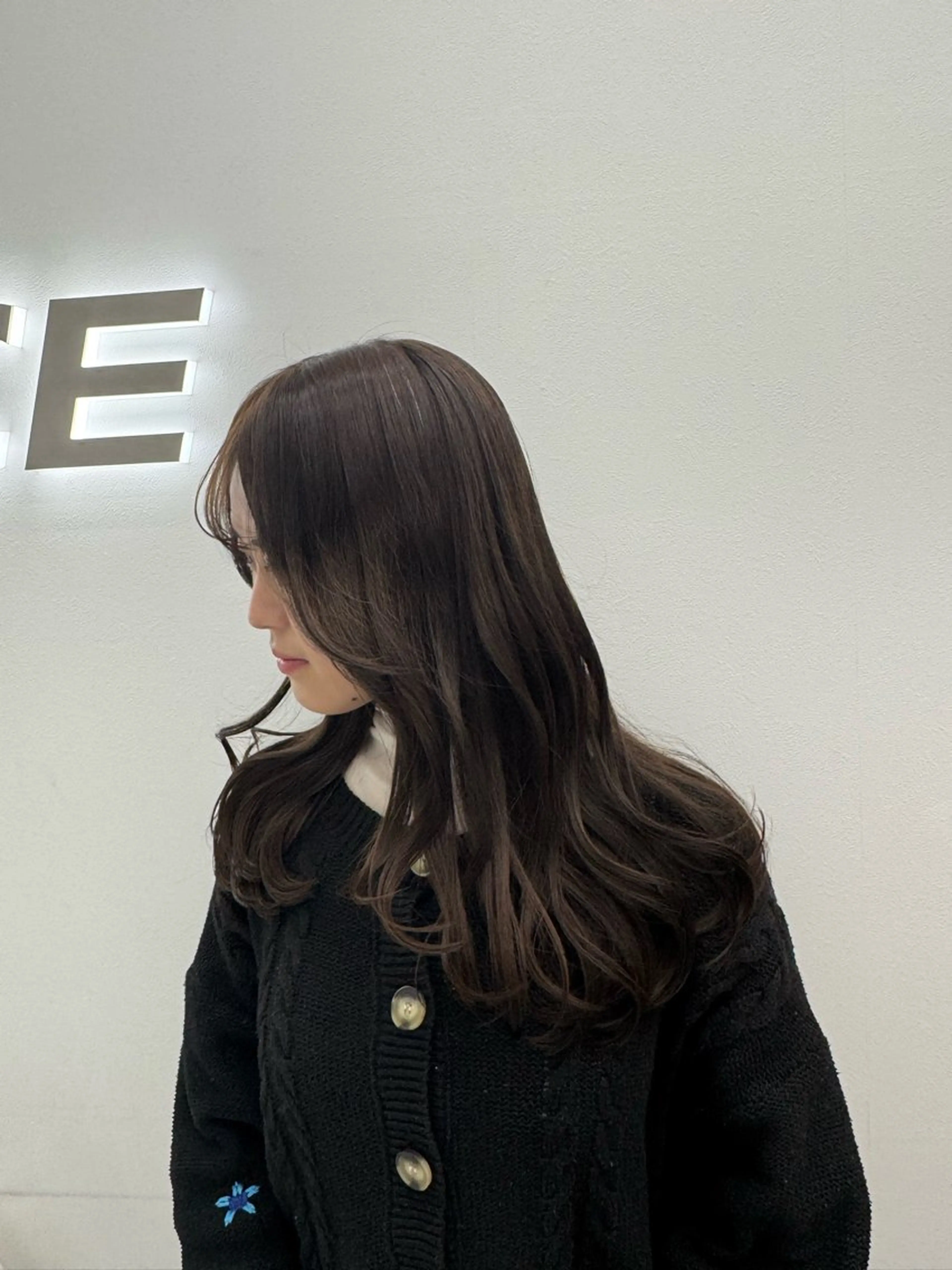ロング カラー ヘアカラー トリートメント ブリーチなし🤍透明 感カラー🤍しゅうじのヘアスタイル