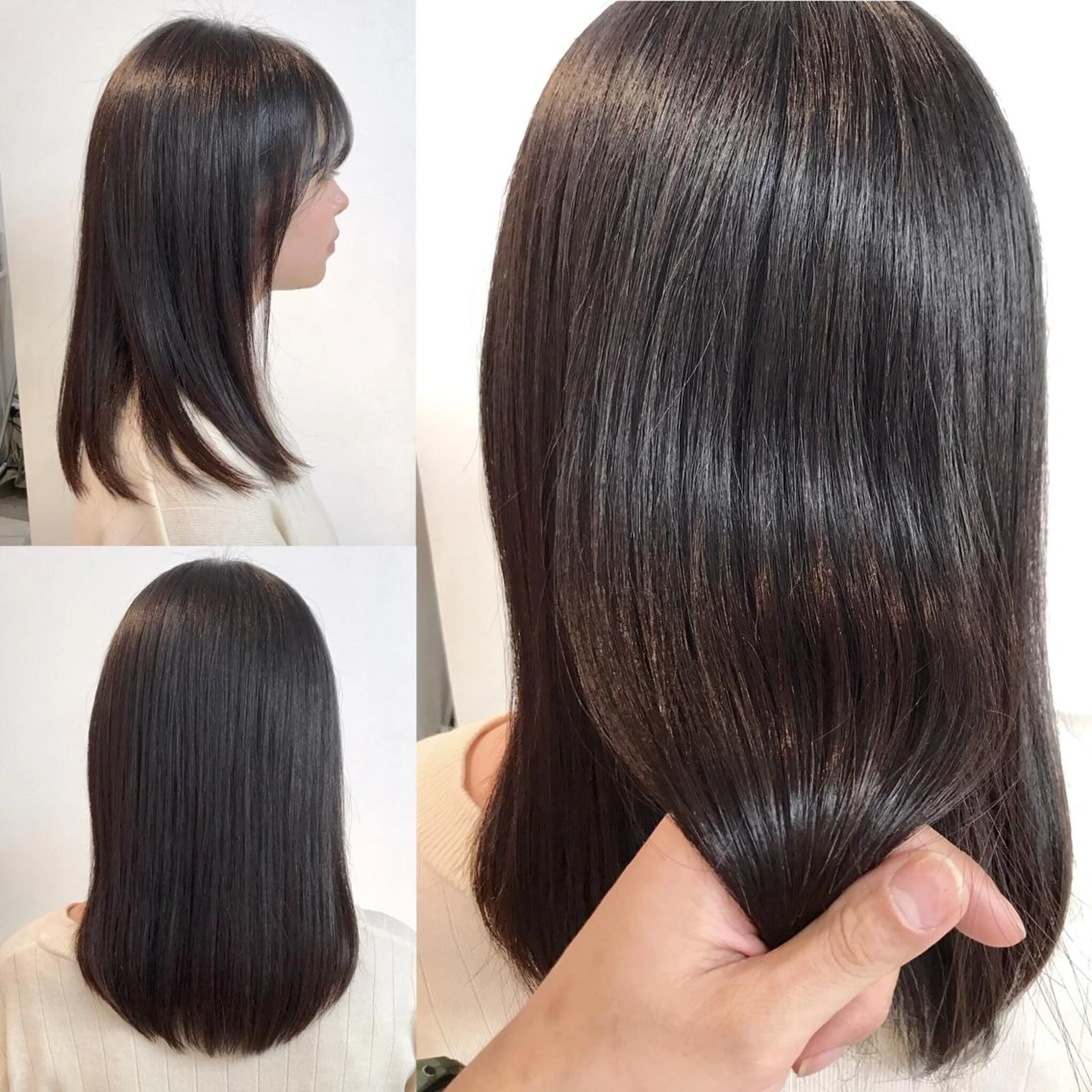 セミロング カット トリートメント 平田 健一のヘアスタイル
