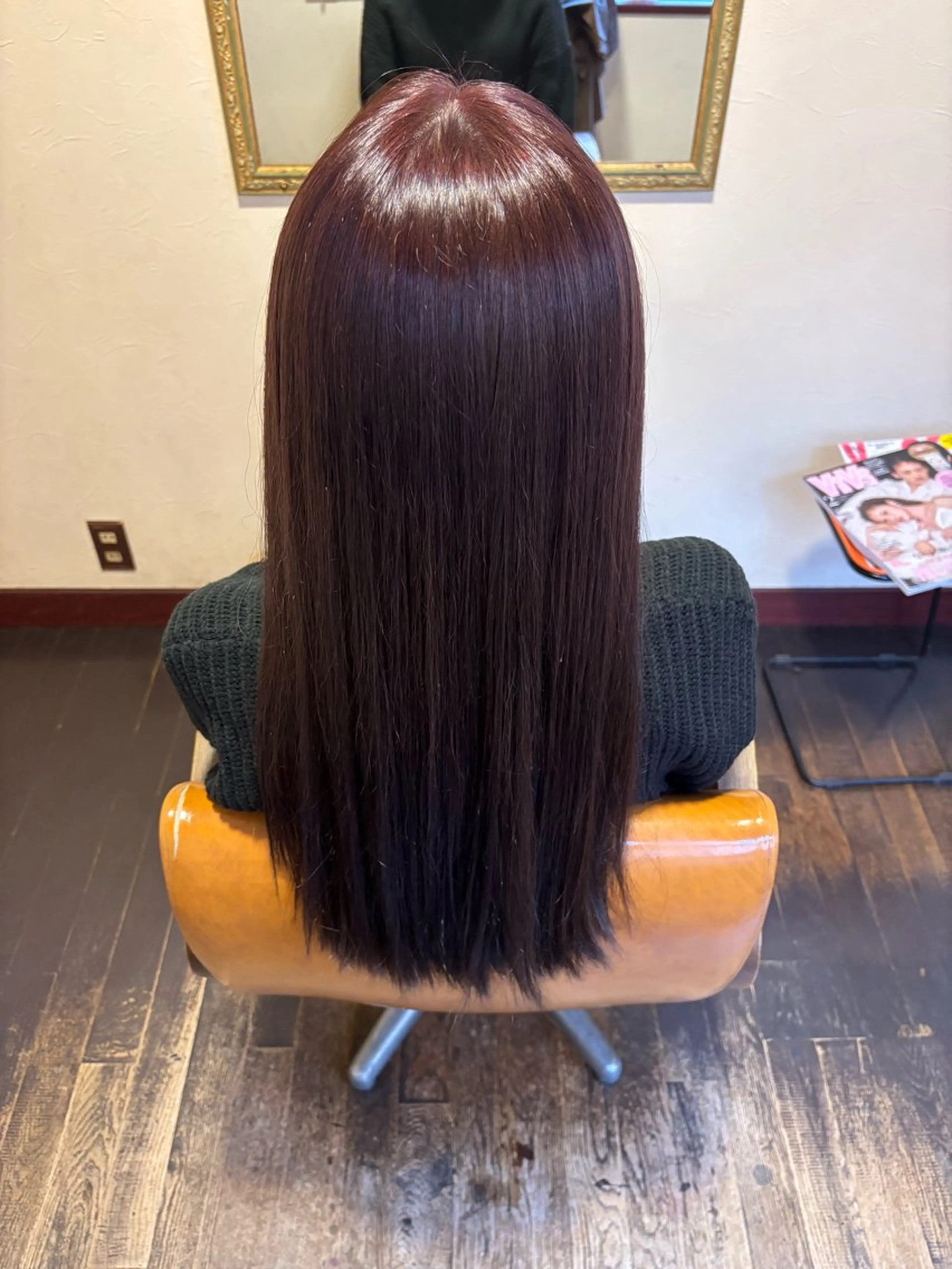 カラー レッドカラー アカリ😸🫶 アメリシュシュのヘアスタイル