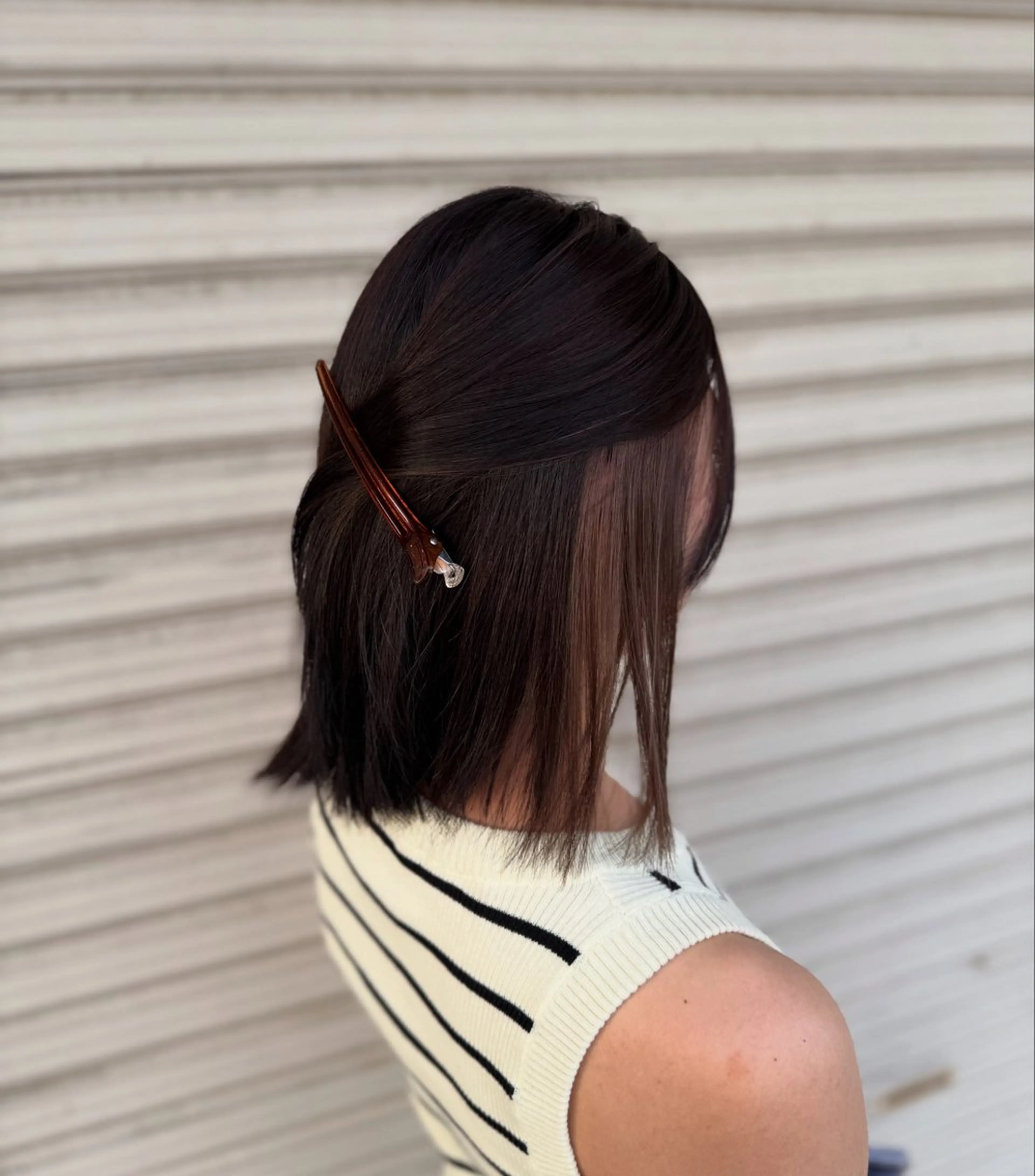 カラー イヤリングカラー 松本 希愛のヘアスタイル