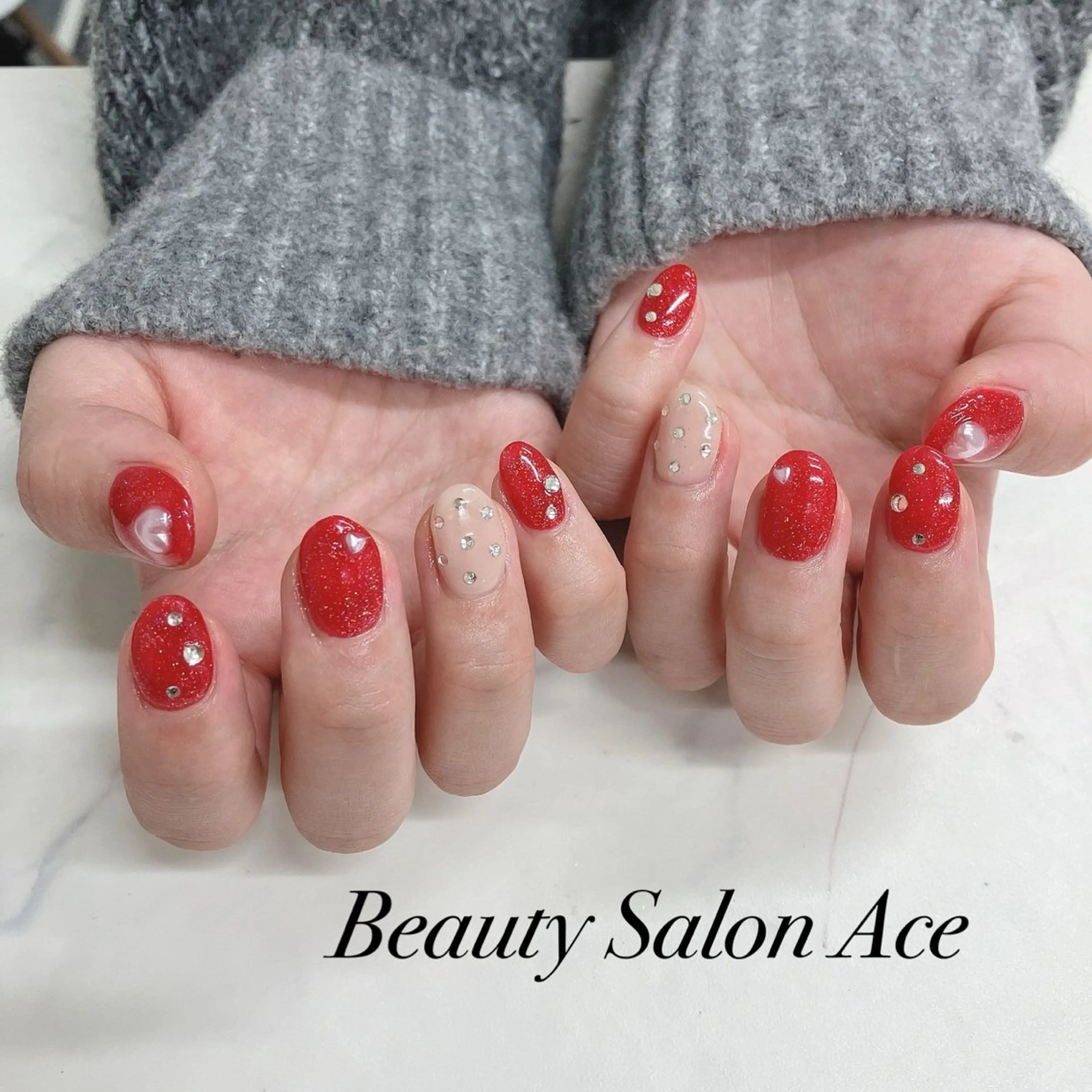 ネイル メンズネイル 冬ネイル ハンドネイル ハンドケア Beauty Salon Ace（ネイルサロン　エース）所属・フィルイン専門店 Aceのネイルデザイン