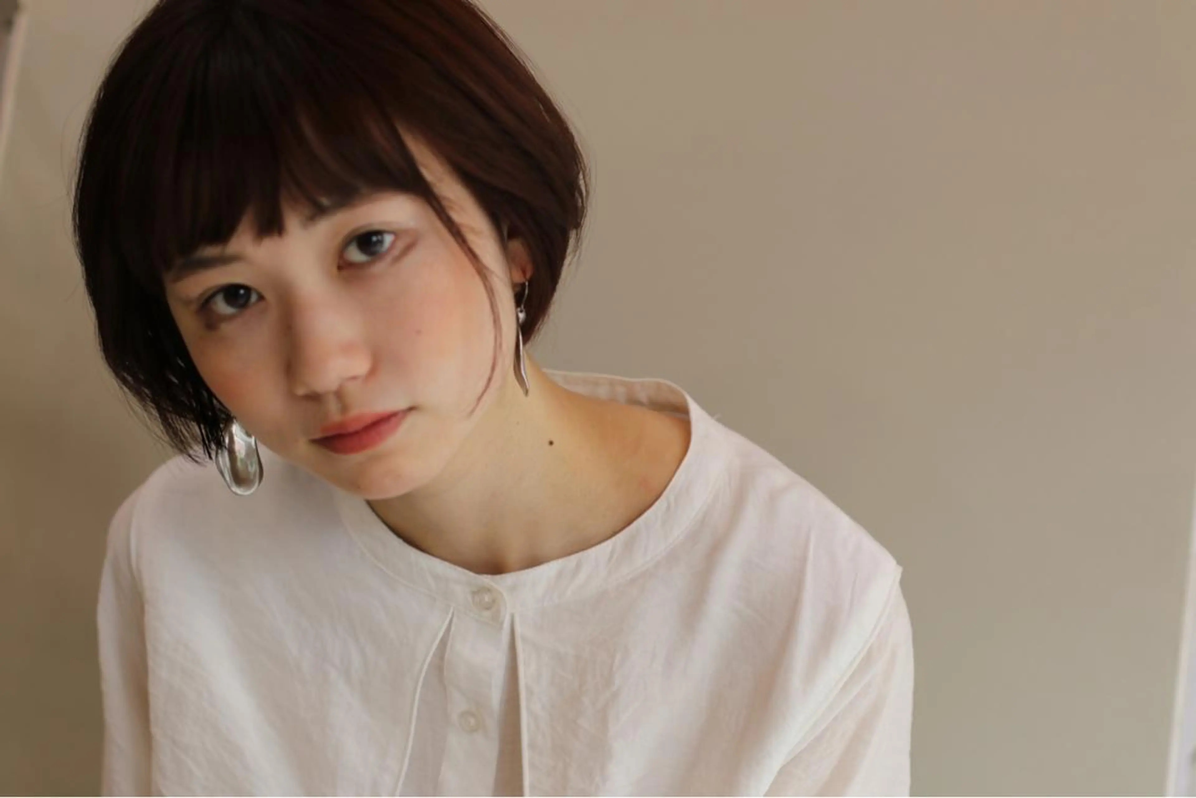 ショート カラー カット ヘアカラー トリートメント ＢＯＵＱＵＥＴ外苑前所属・西川 麻衣子のヘアスタイル