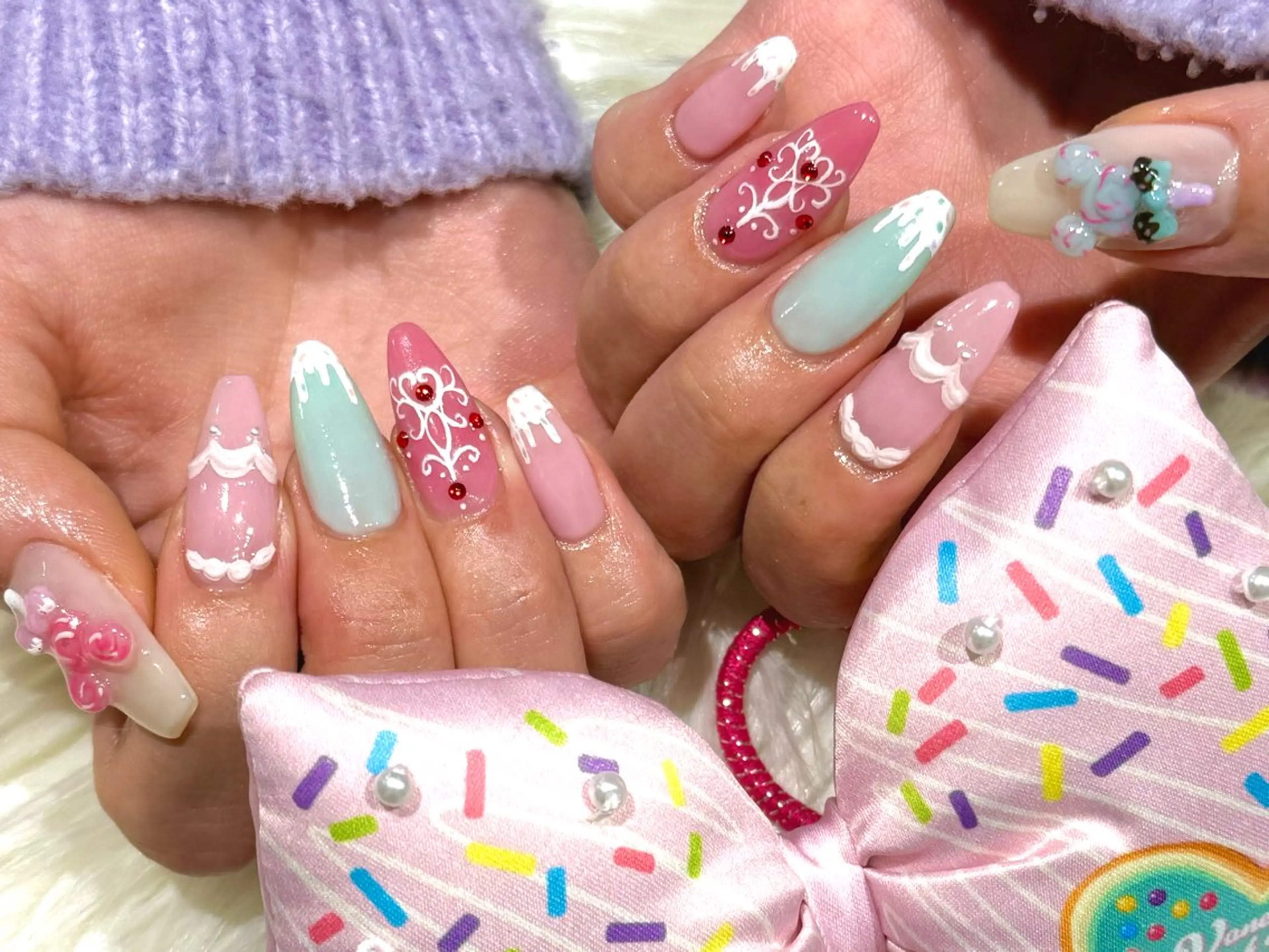 ネイル アートネイル ハンドネイル エムスラッシュセンター南sol所属・kano🫧 指名No.1💫のネイルデザイン