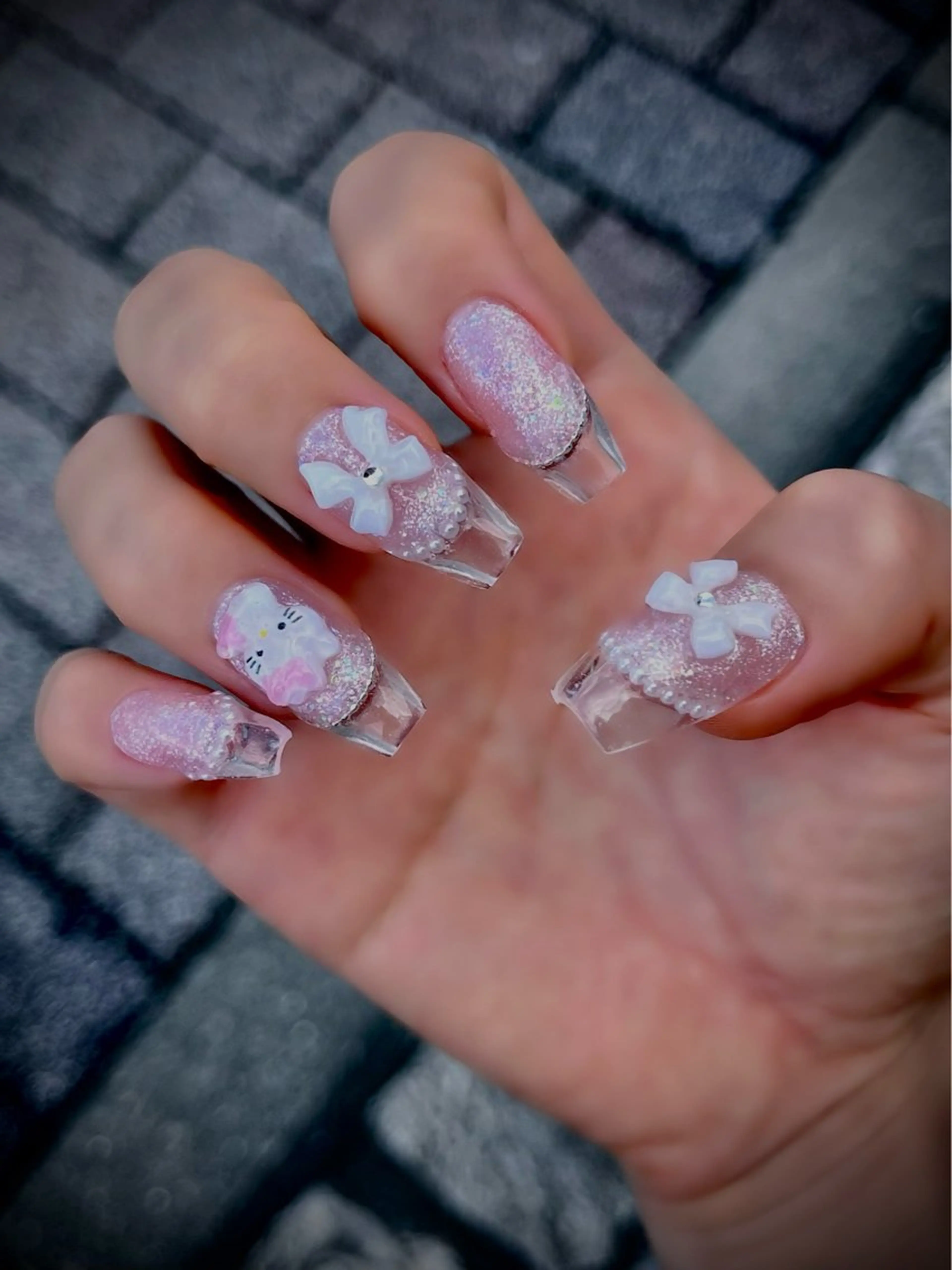 ネイル フットネイル キラキラネイル マグネットネイル ワンカラーネイル スカルプネイル nine.🦋 YUKOのネイルデザイン