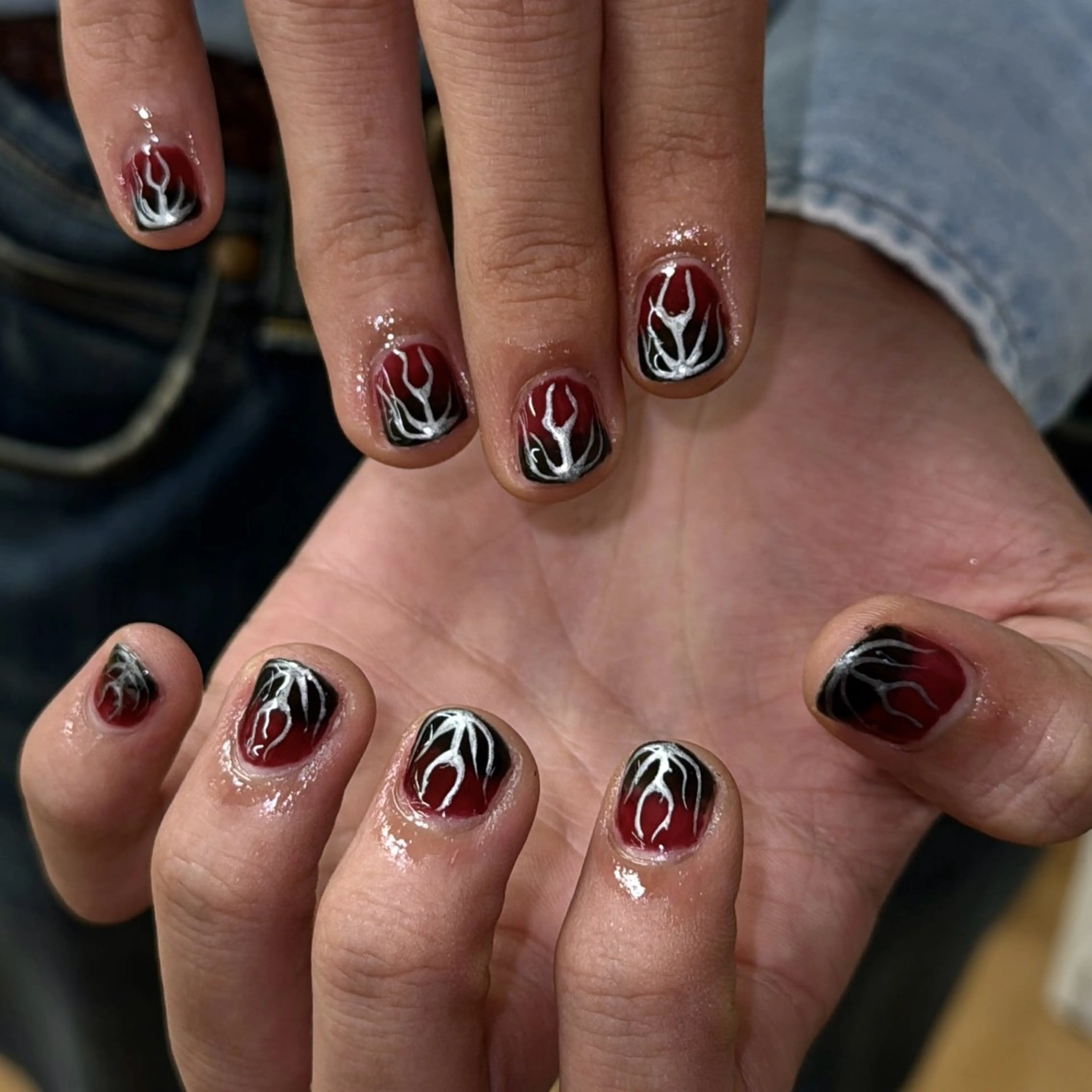 メンズ ネイル ハンドネイル 【REVE】 Niraiのネイルデザイン