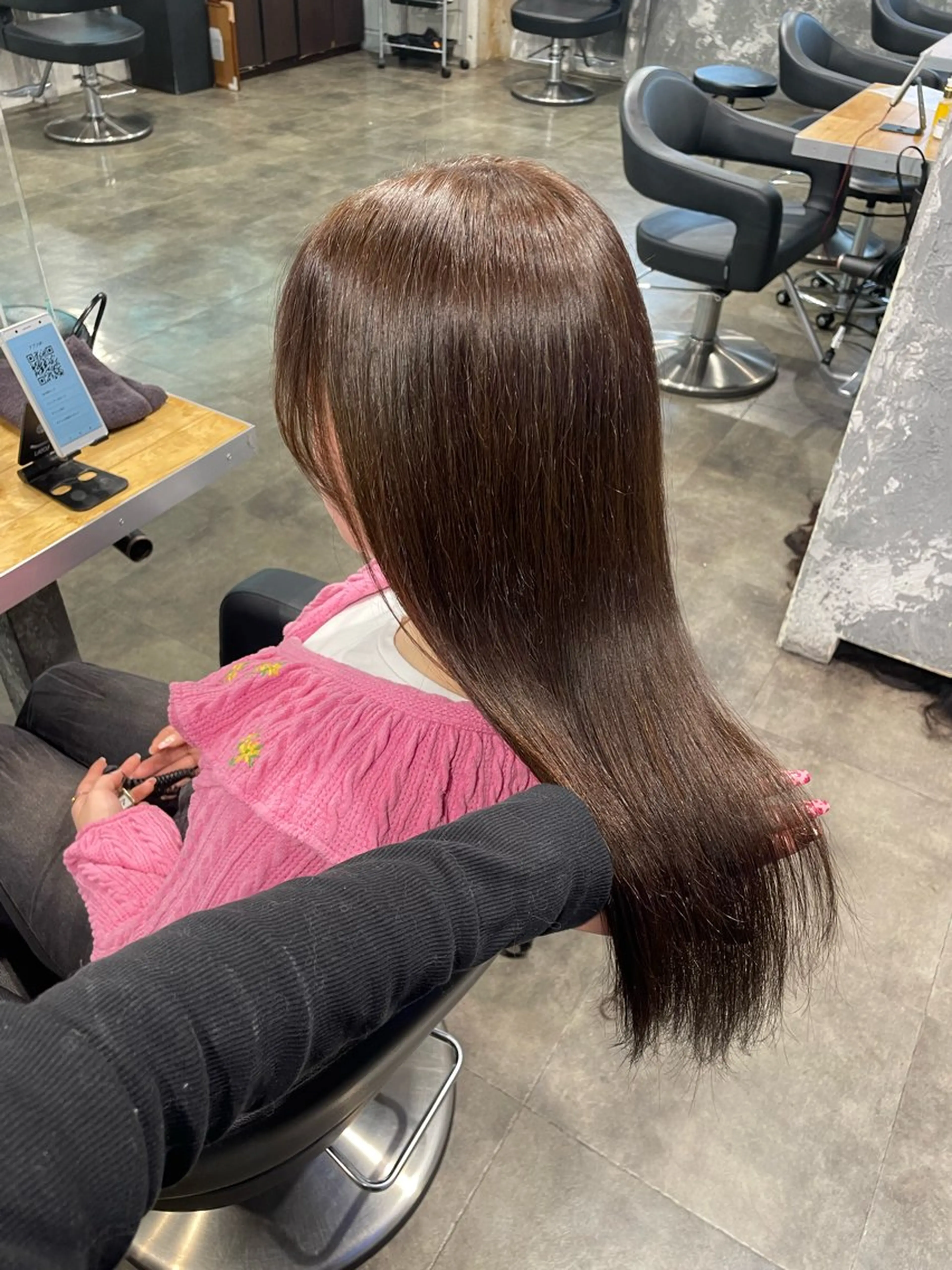 ロング カラー ヘアカラー ハイトーン 横浜💞ミオのヘアスタイル