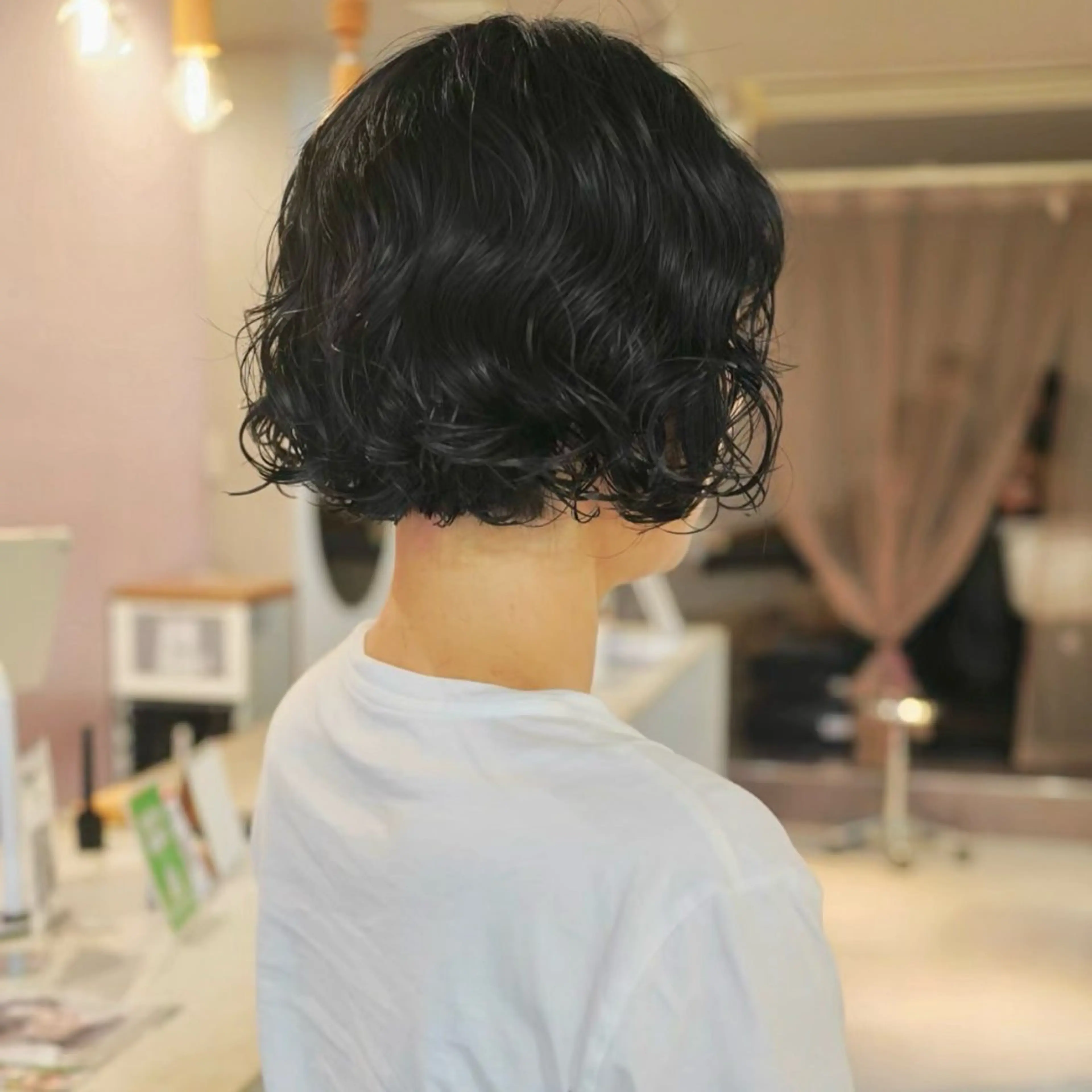 ショート カット パーマ はまだ かんたのヘアスタイル