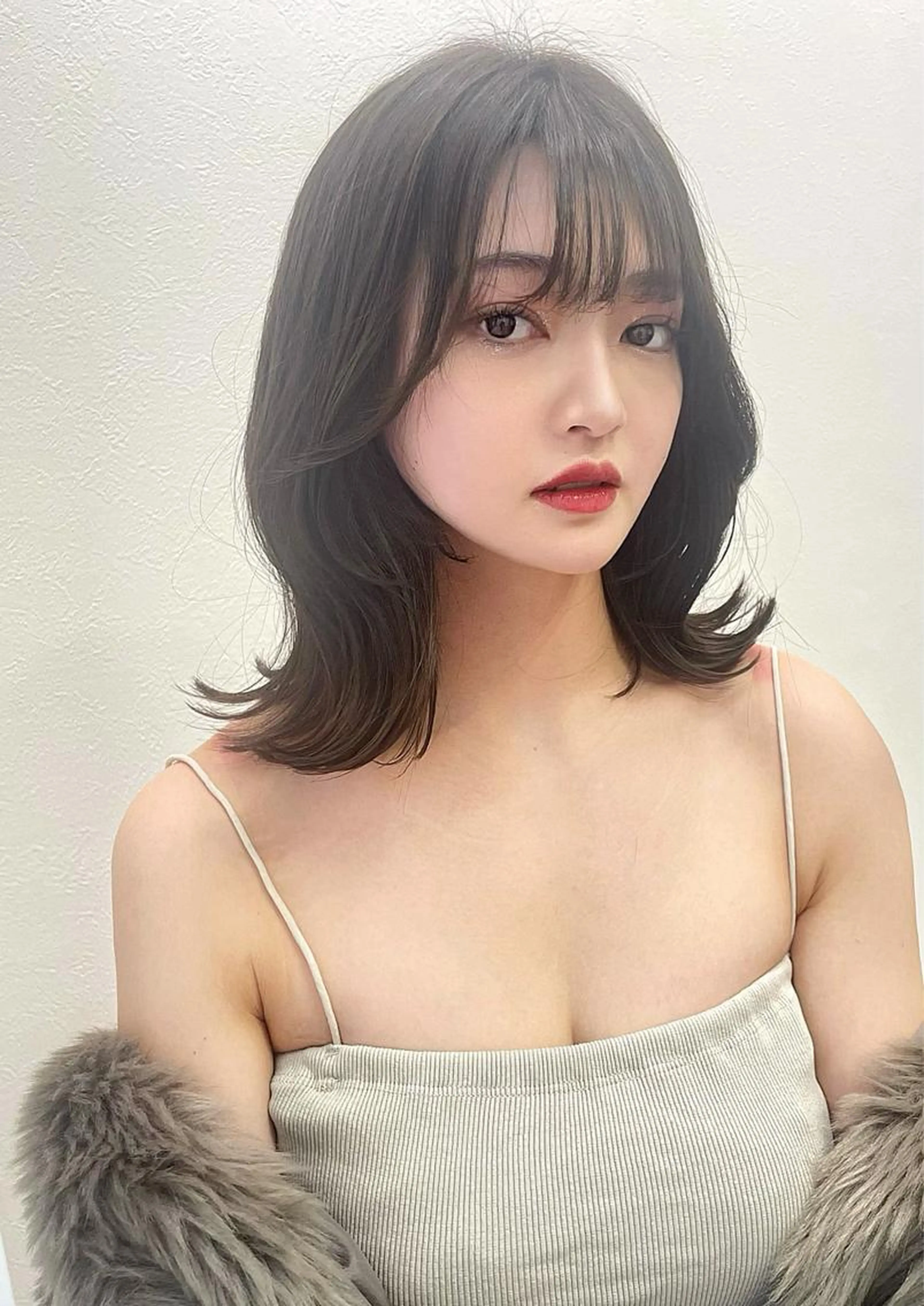 【🖤韓国風スタイル🖤】艶感𝐜𝐨𝐥𝐨𝐫＋𝐂𝐮𝐭＋3stepトリートメントの写真