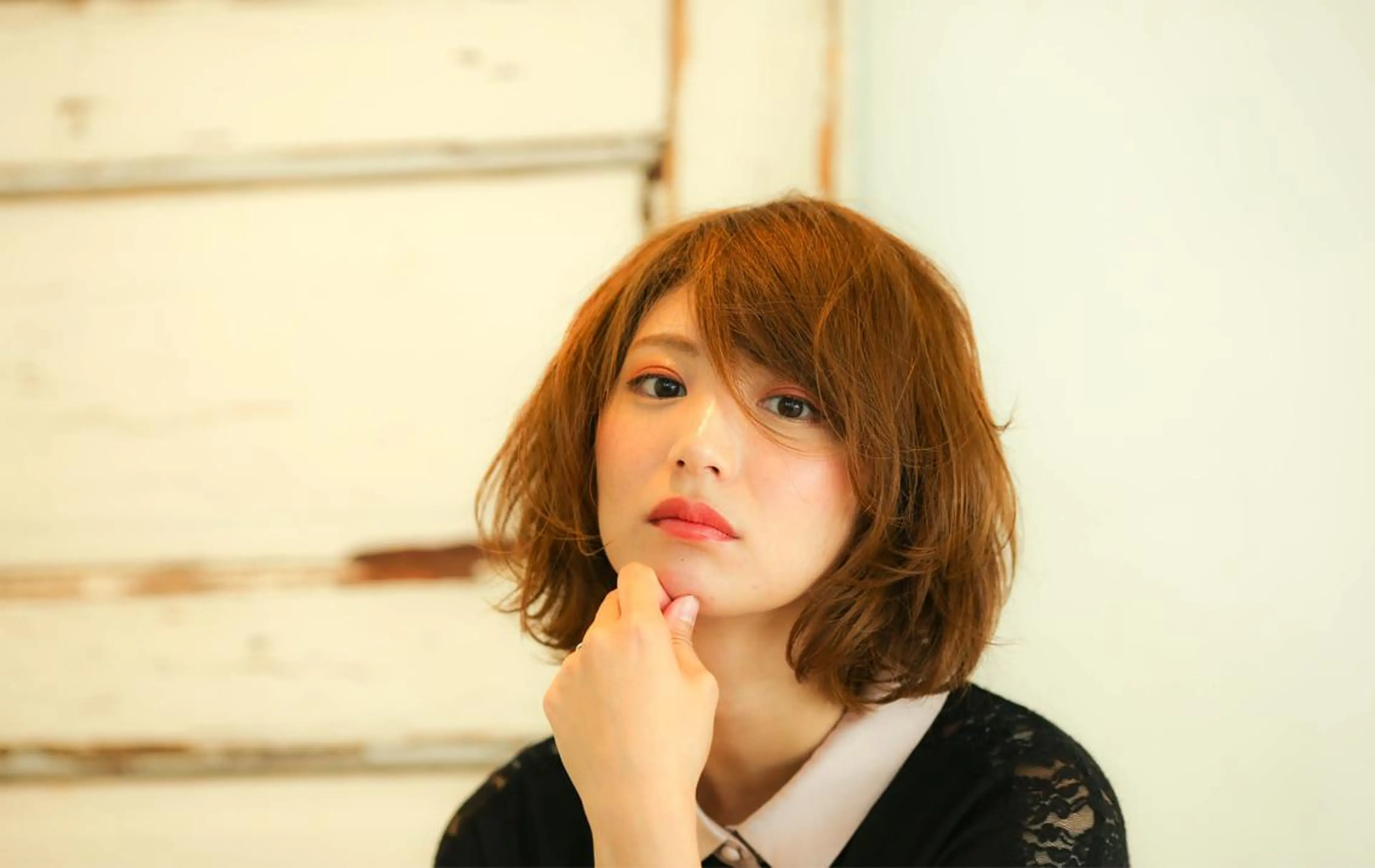 ショート カラー パーマ ヘアアレンジ キッズ ネイル マツエク・マツパ eyelush color world庄内駅前所属・シールエクステ／豊中 吉田孝司のヘアスタイル