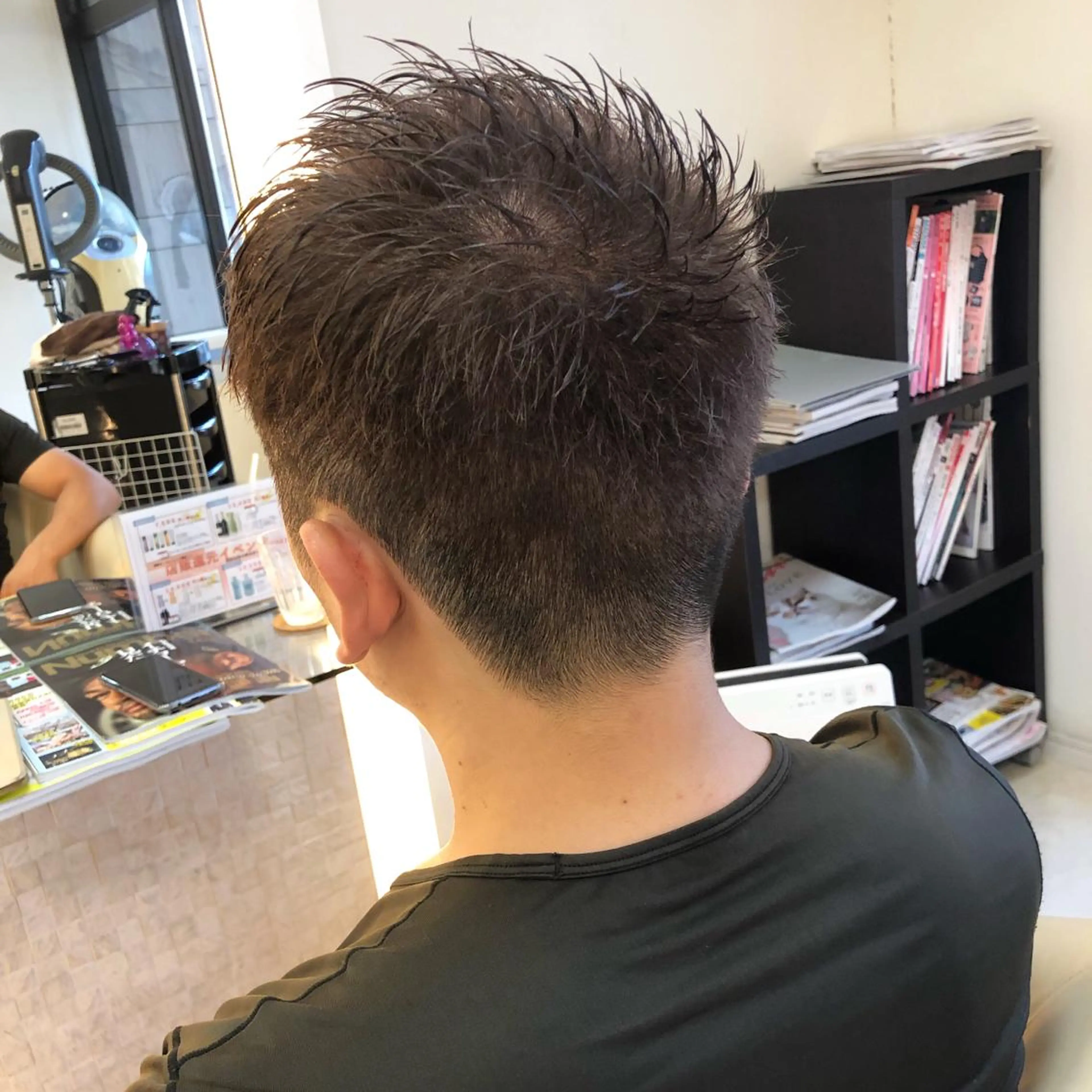 ショート カラー メンズ GRAN LUSSO岡山駅前所属・大西 涼のヘアスタイル