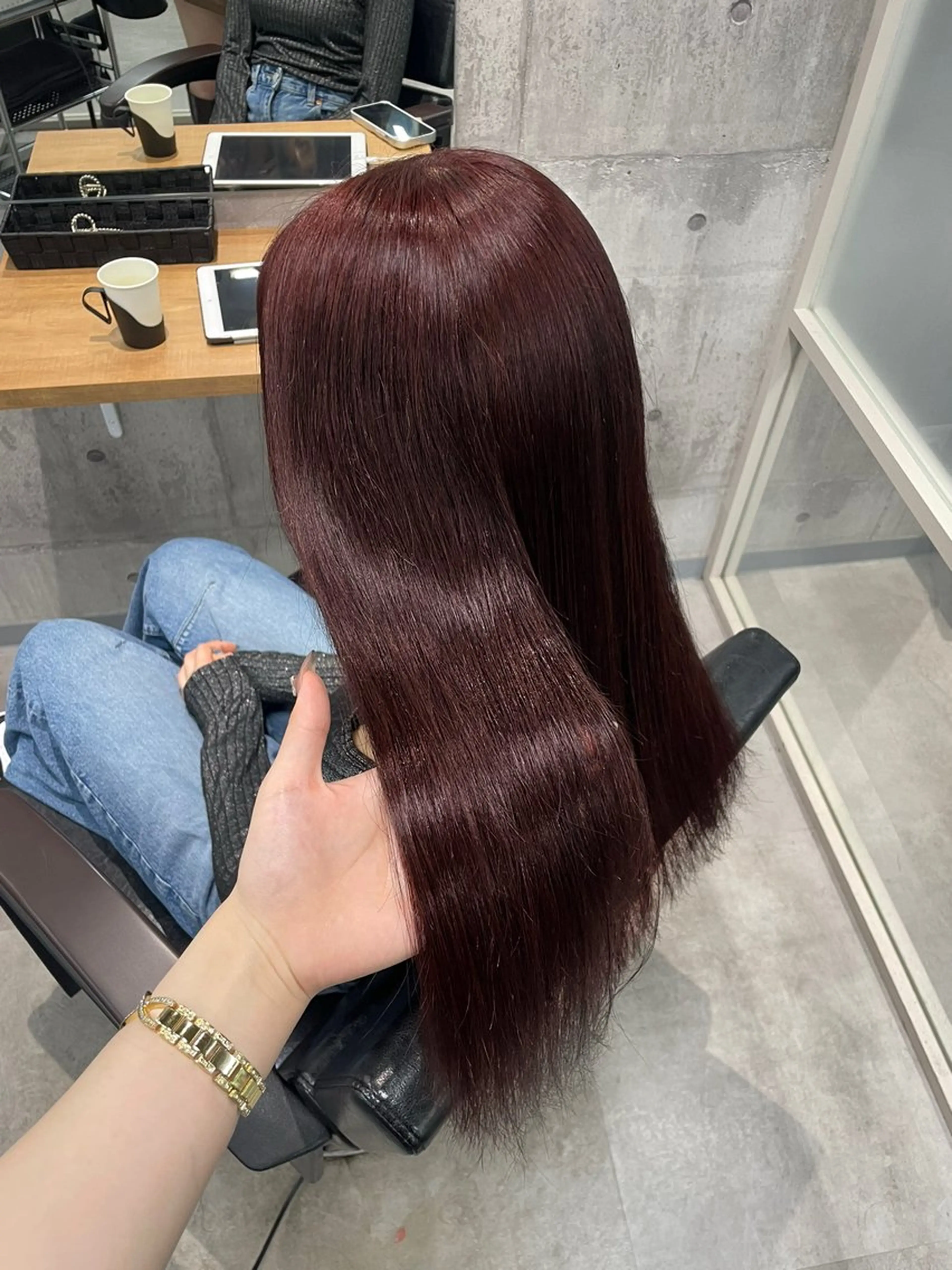 ロング カット ヘアカラー トリートメント ayano /レイヤー/暖色のヘアスタイル