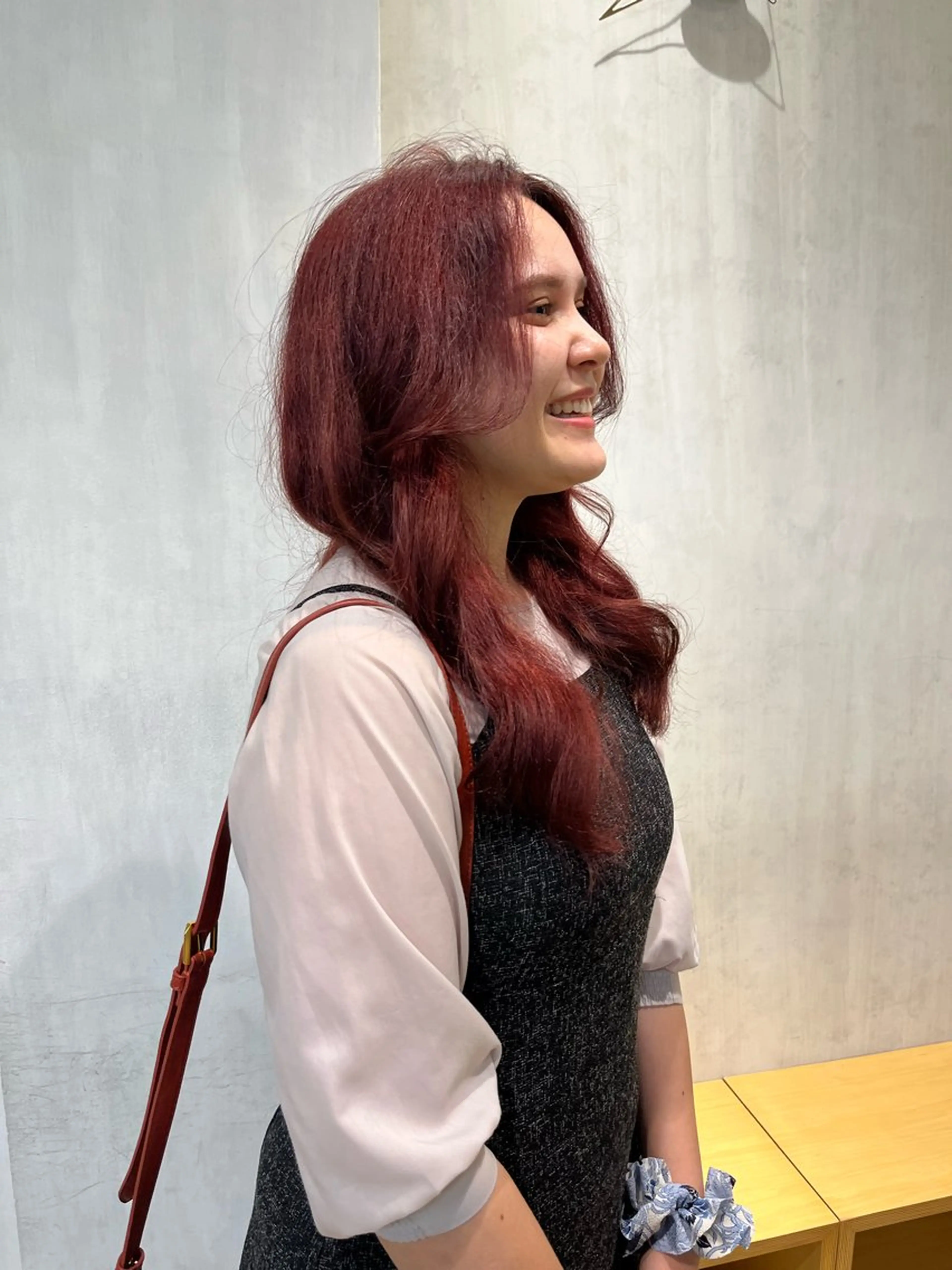 セミロング カラー トリートメント レイヤーカットモデル irohaのヘアスタイル