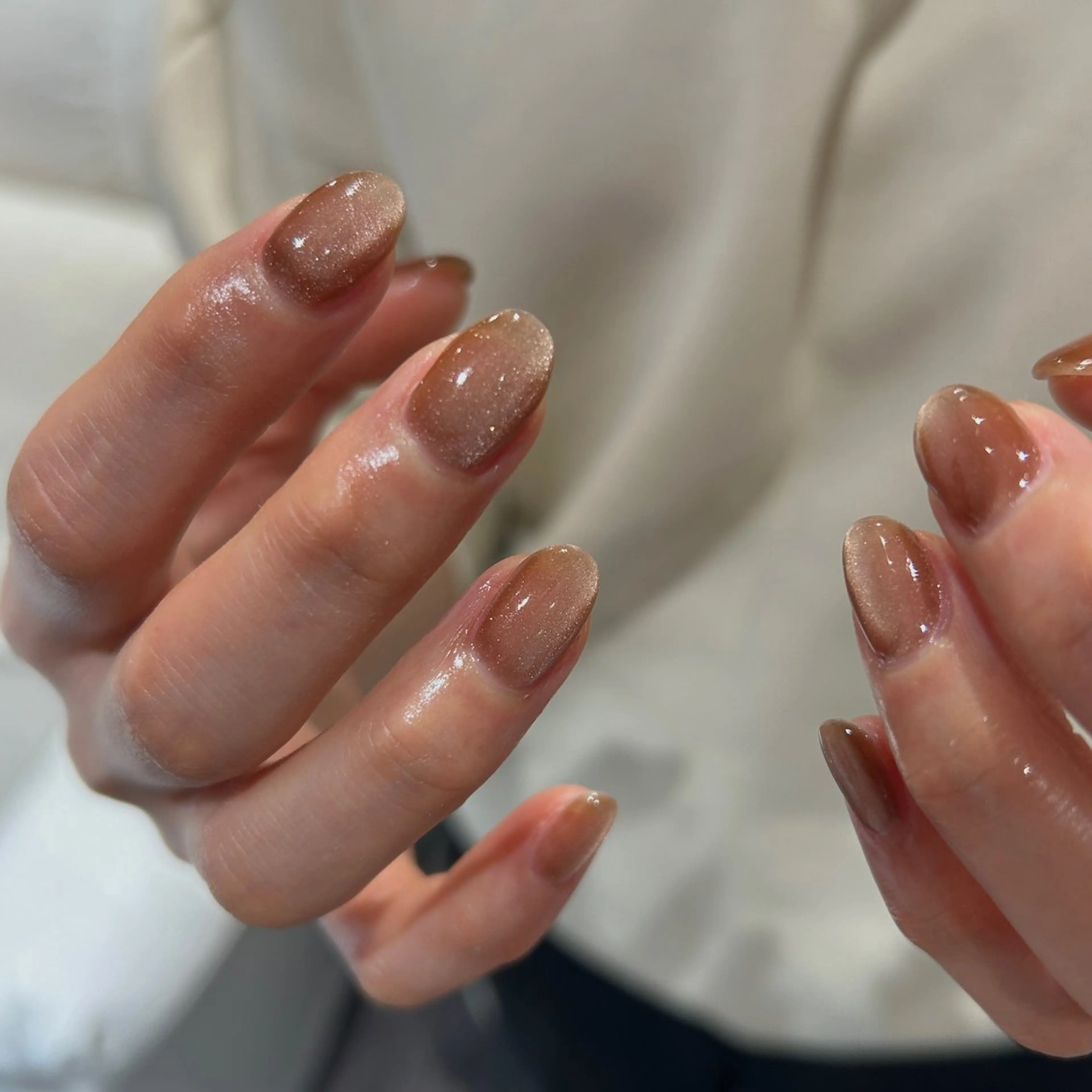ネイル ハンドネイル NINEnami ニュアンスネイルのネイルデザイン