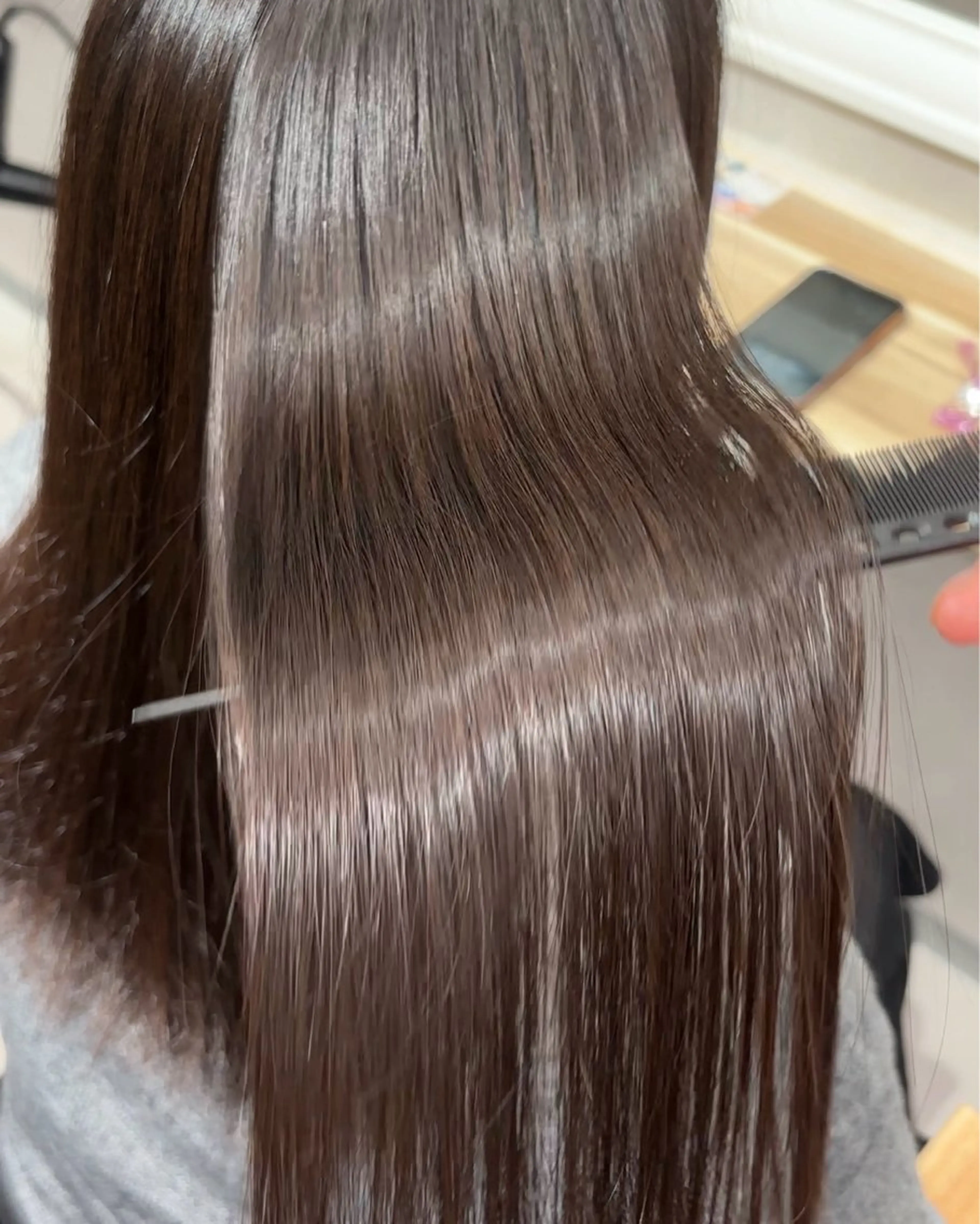 ❄️限定クーポン【ポイント縮毛矯正】+ヘアトリートメント付き❄️の写真