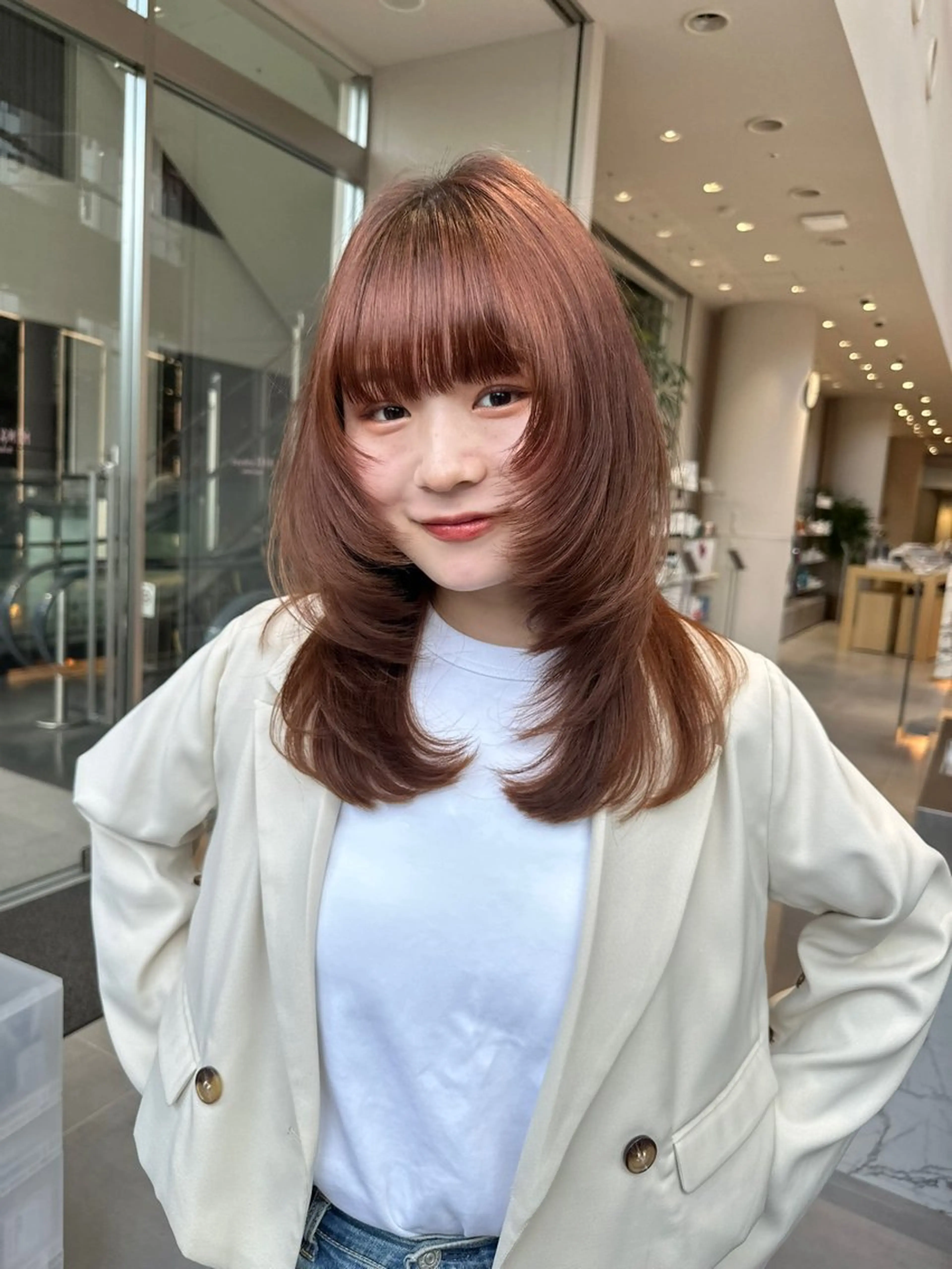 【平日限定】　　　　　　　　　　　　　　　　　　　　　　　似合わせレディースカット＋3Step treatment🍀の写真