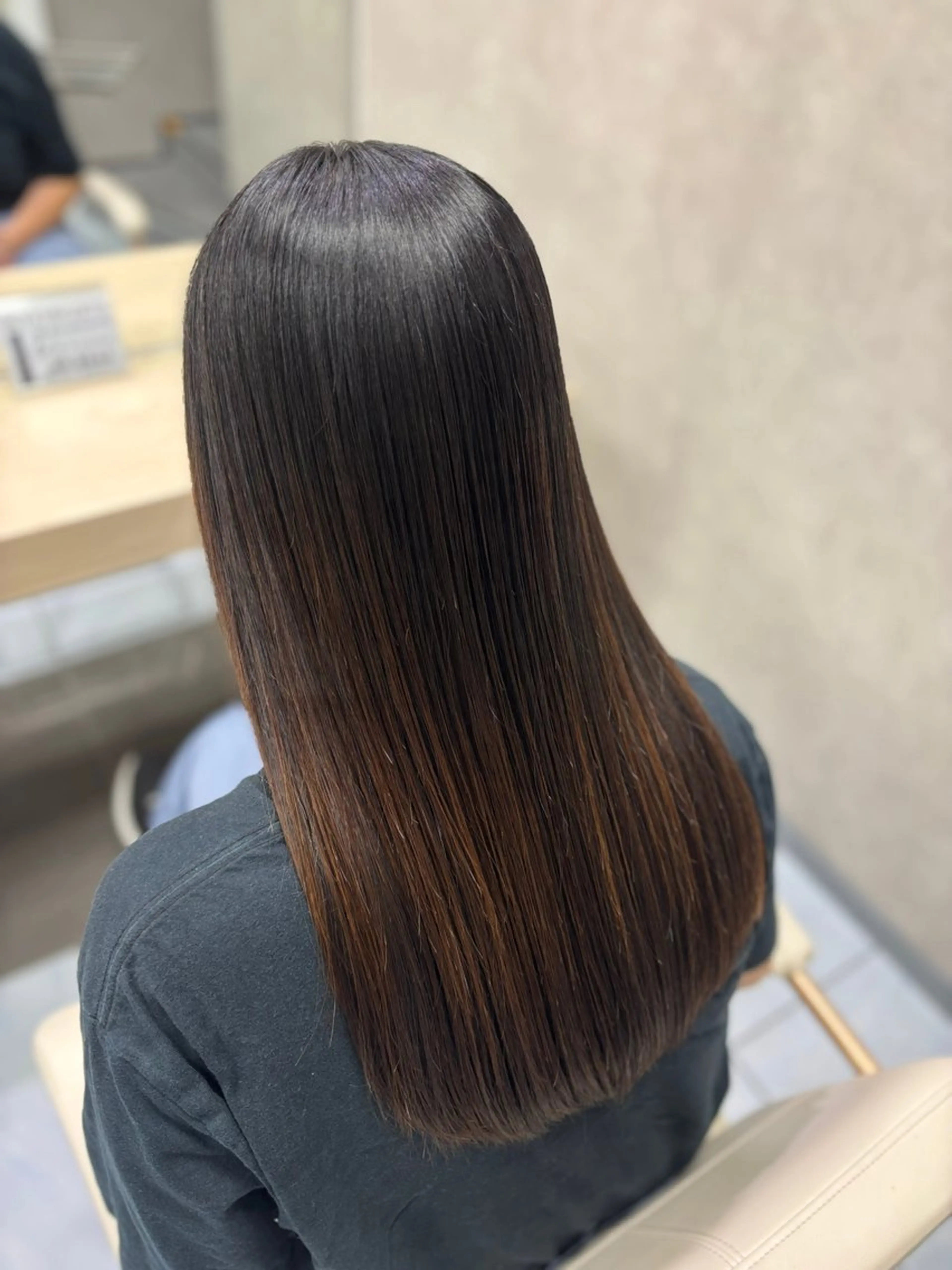 ロング カット 縮毛矯正 メンズ特化韓国風 パーマスタイル/りんのヘアスタイル