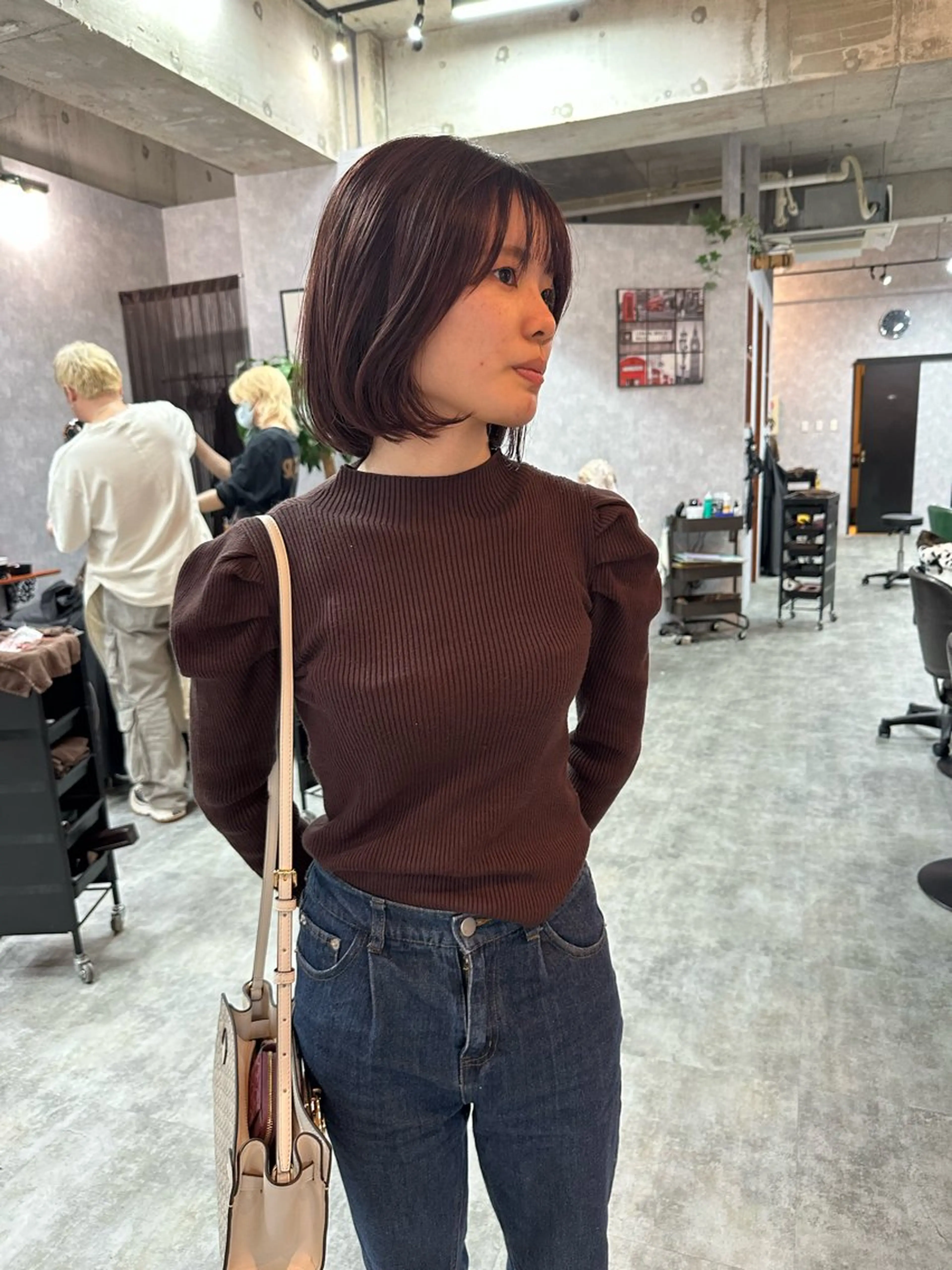 ショート 切りっぱなしボブ ショートボブ ハンサムショート 丸みショート ボブ カット ヘアカラー トリートメント C’LD hair  produce /シールドヘア所属・モテ髪/ボブ/ショー ト/アダチフウトのヘアスタイル