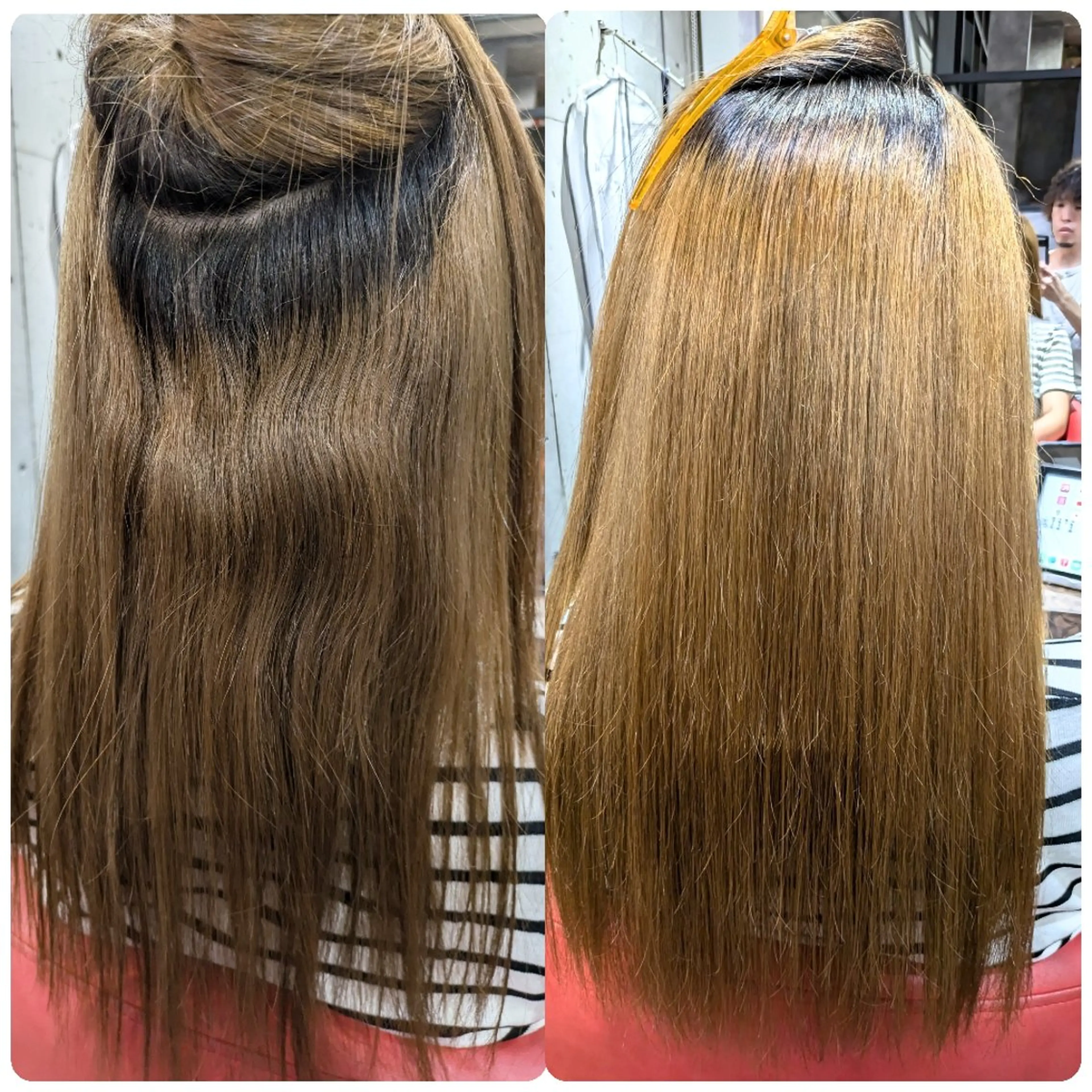 ロング 縮毛矯正 カット 縮毛矯正 KUGE AKIFUMIのヘアスタイル