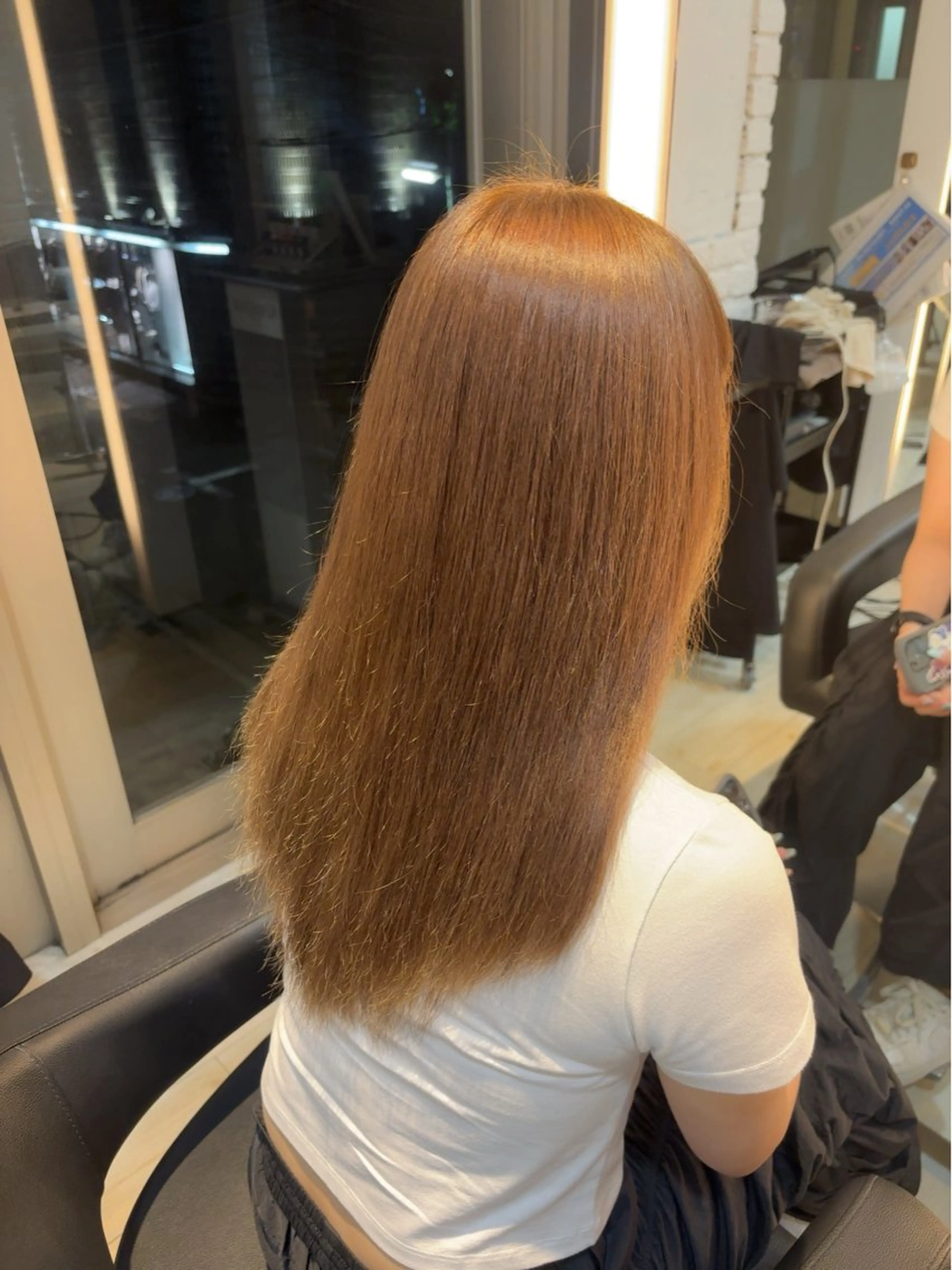 カラー ベージュカラー ブリーチ ダブルカラー ブリーチなしカラー ヘアカラー miyu/ボブ/ 透明感カラー/栄のヘアスタイル