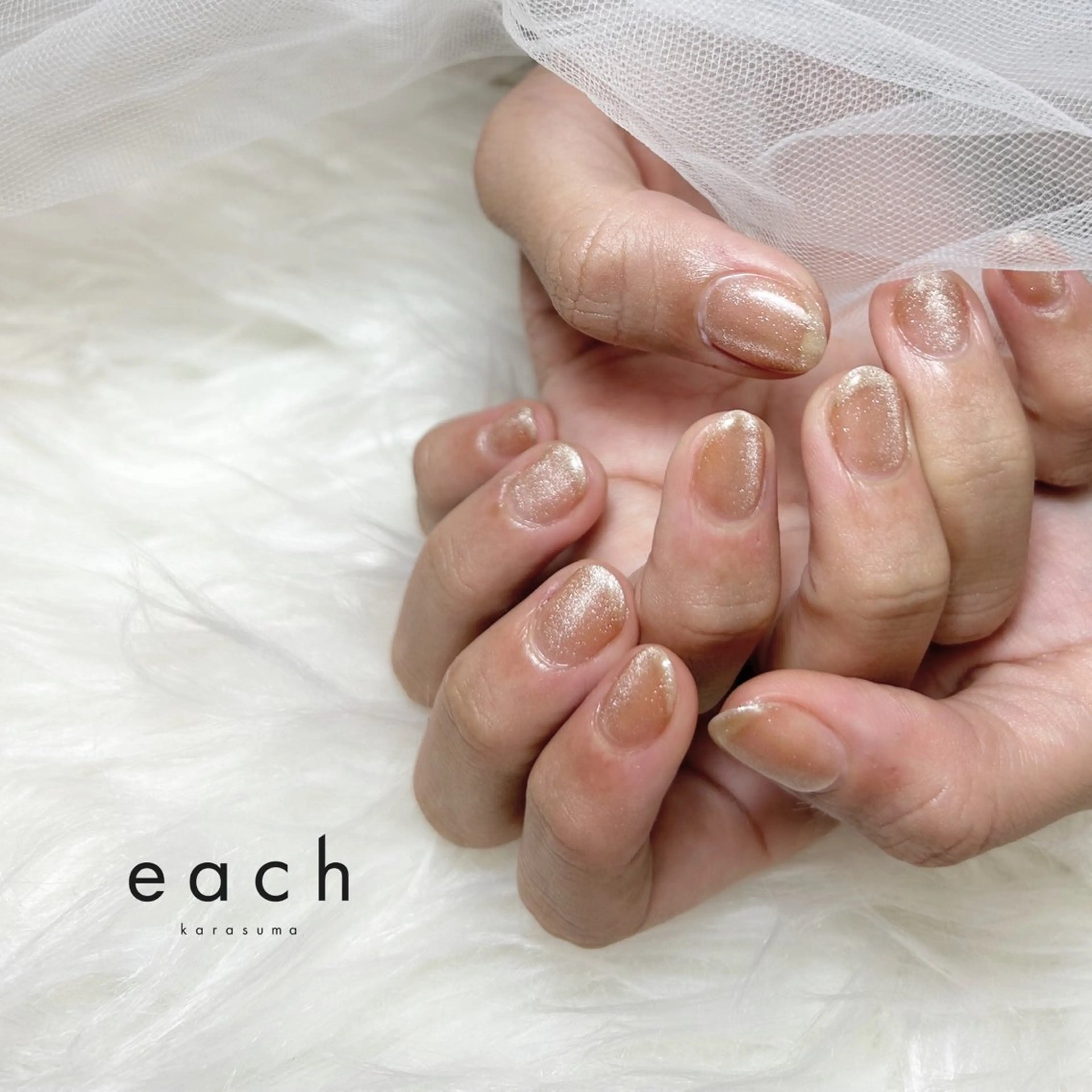 ネイル マグネットネイル 𝒆𝒂𝒄𝒉 kanako 🕊のネイルデザイン