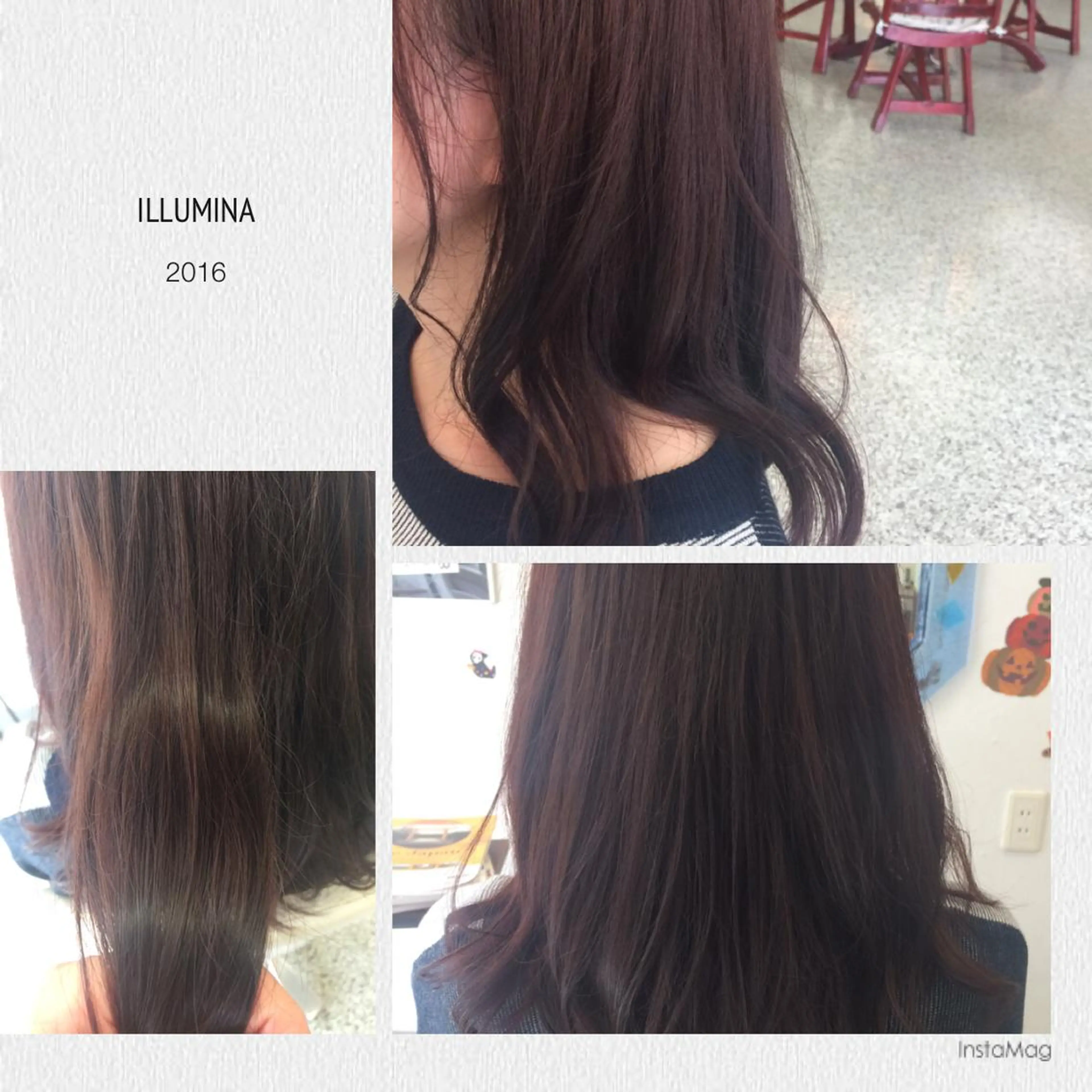 セミロング カラー 山内 聡史のヘアスタイル