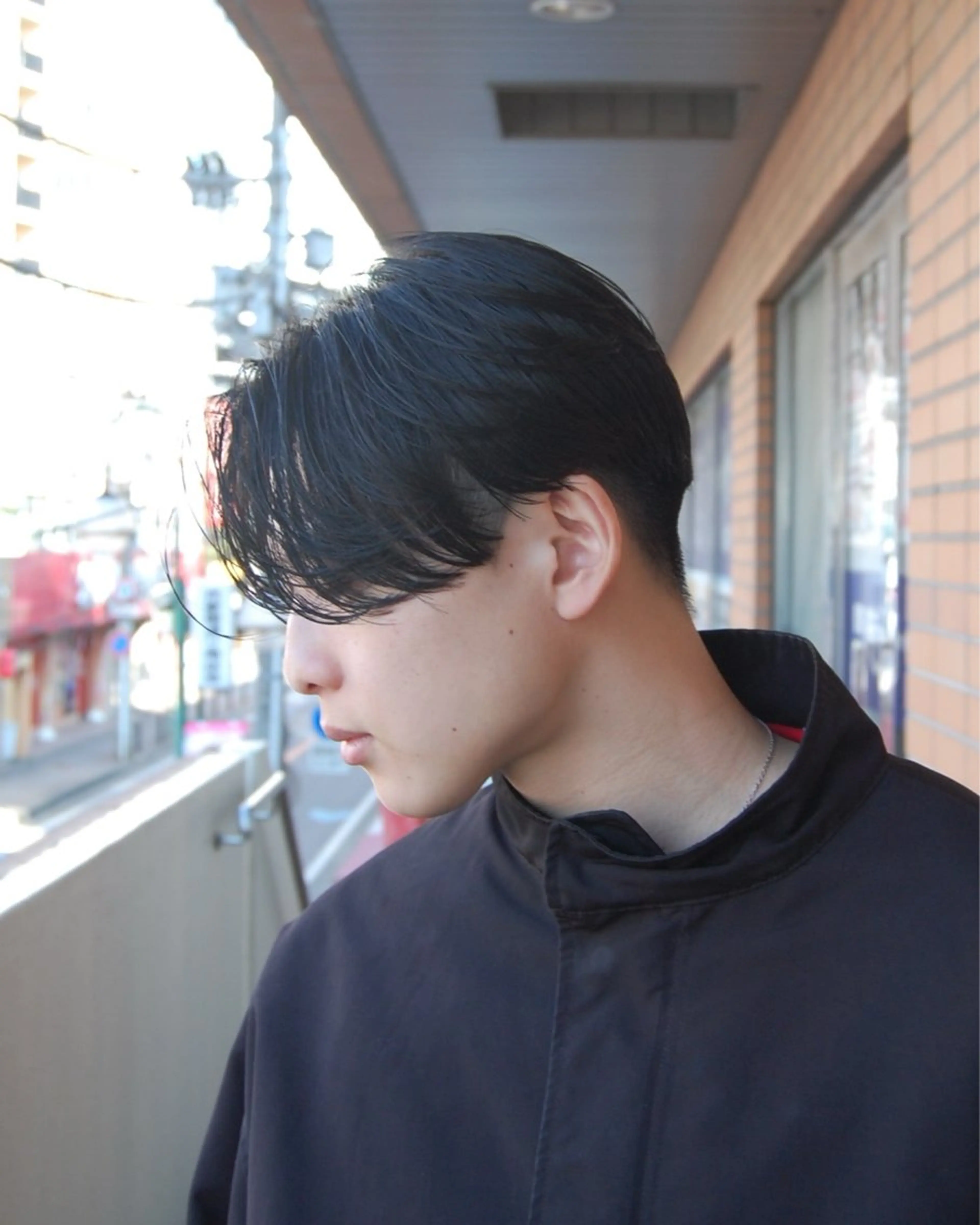 ショート カラー パーマ メンズ カット パーマ bococa kanta/メンズのヘアスタイル