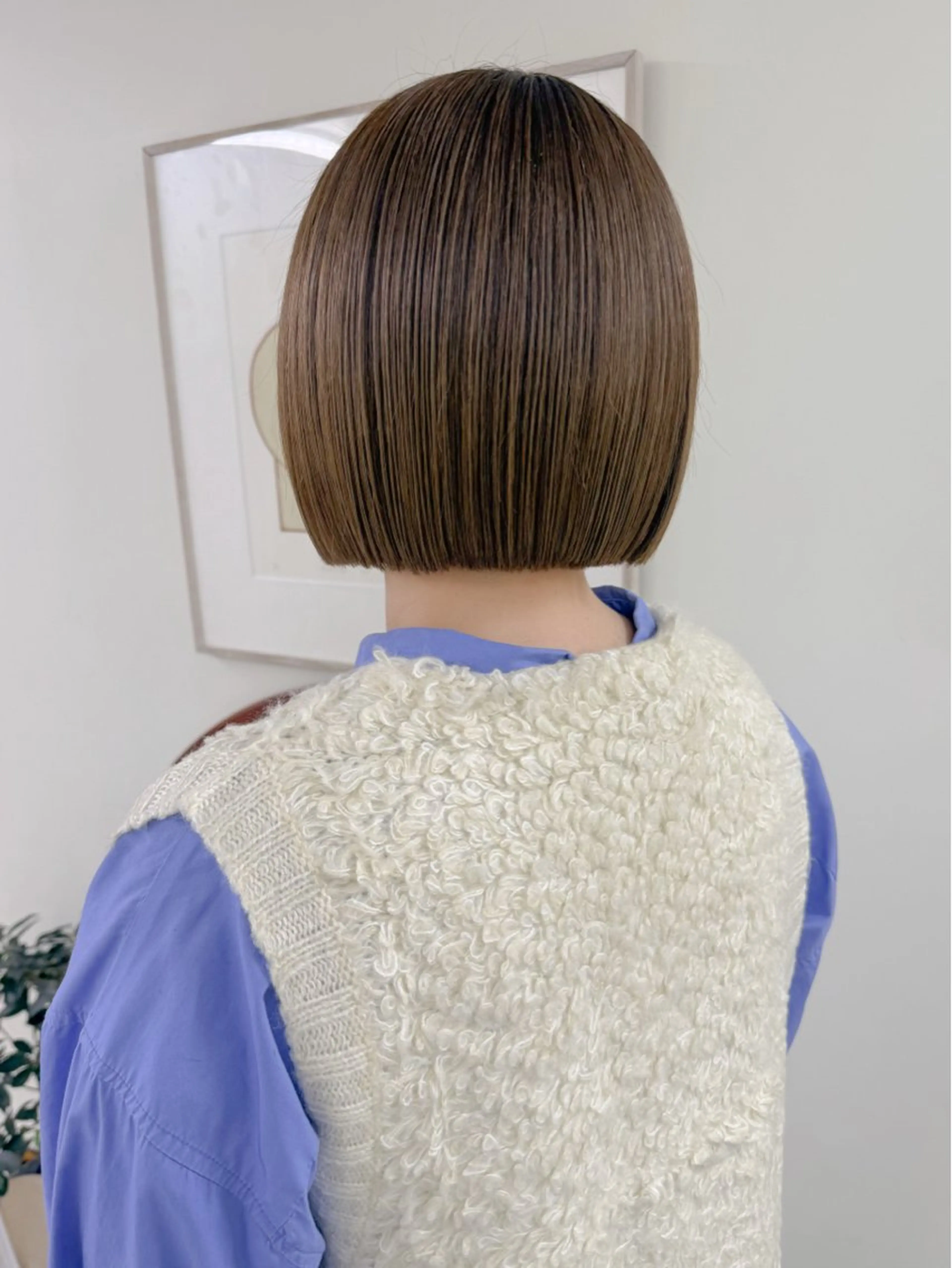 似合わせカット+透明感カラー+3stepトリートメントの写真