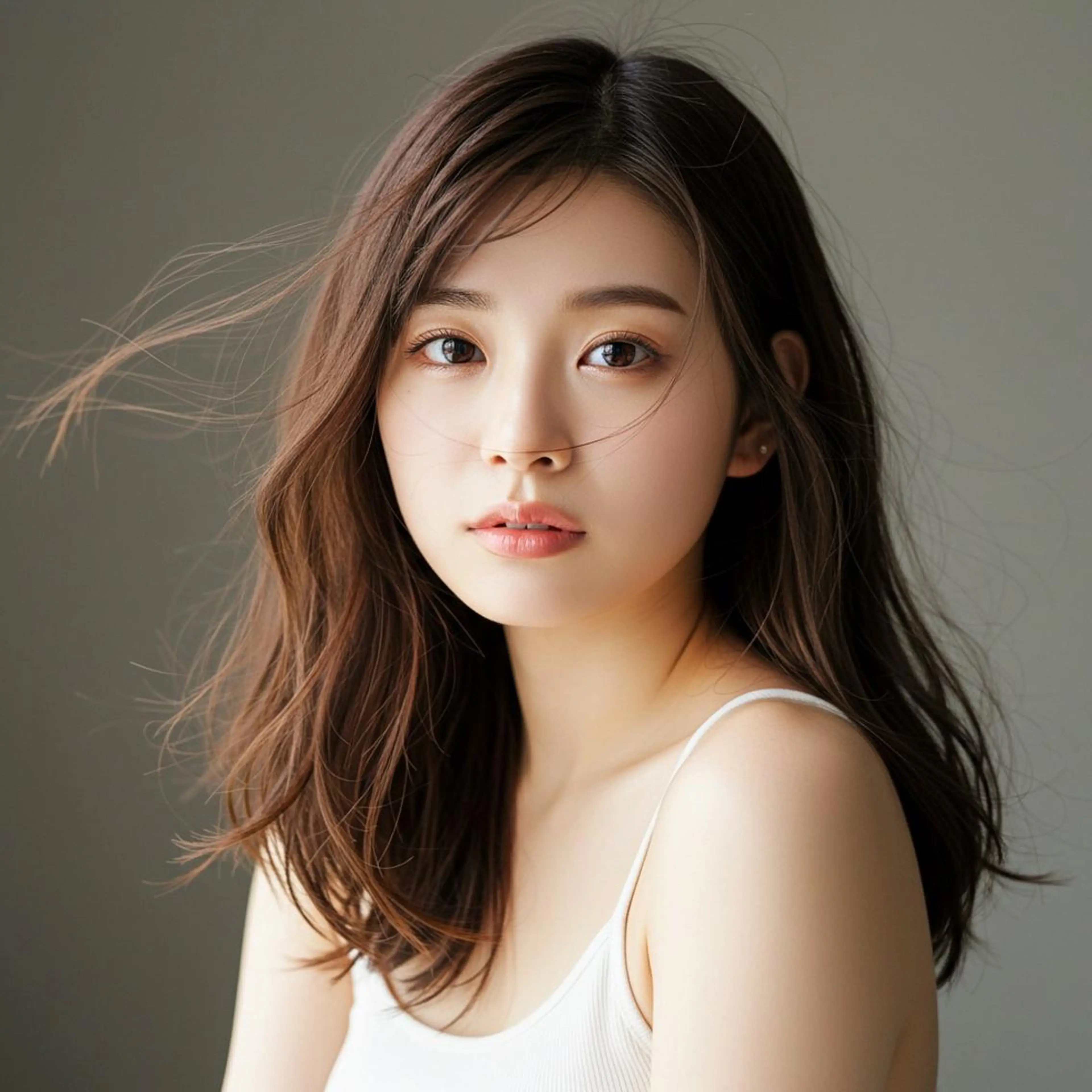 ミディアム 豊田 さくらのヘアスタイル