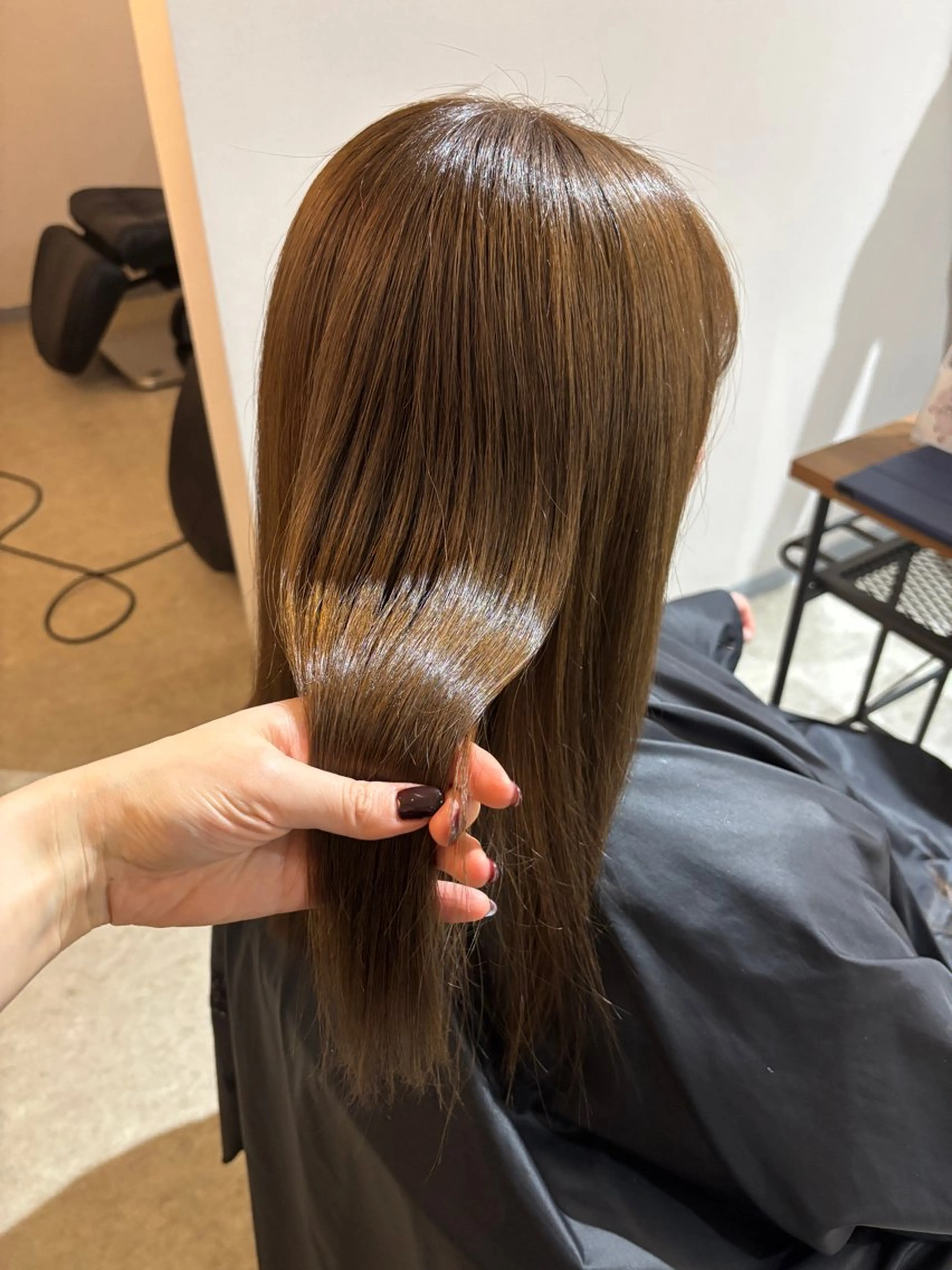 ミディアム カラー カット ヘアカラー トリートメント miri.. yukinaのヘアスタイル