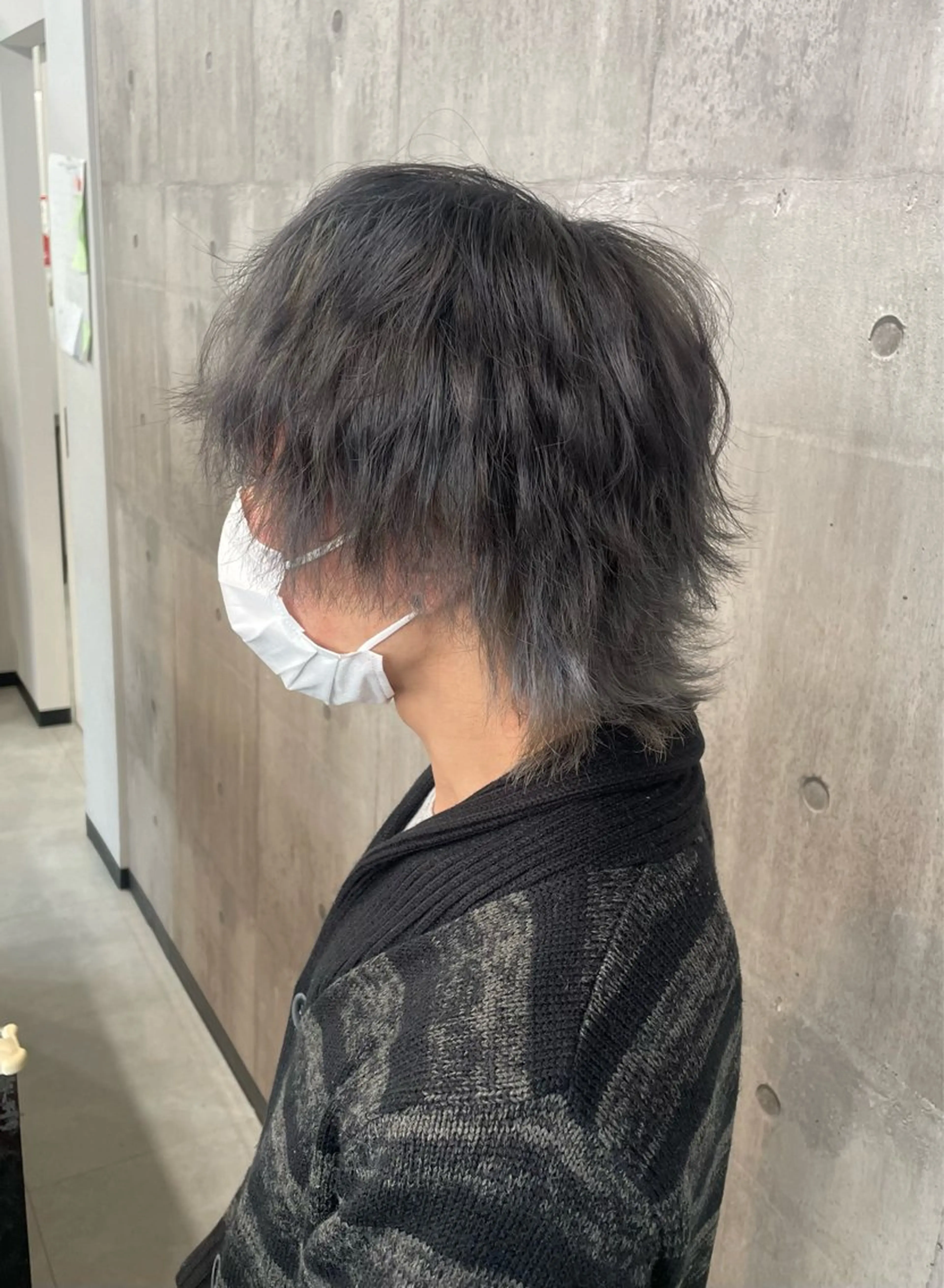 ショート カラー メンズ メンズブリーチ ブリーチ ヘアカラー _WHITE浜松店 もえかのヘアスタイル