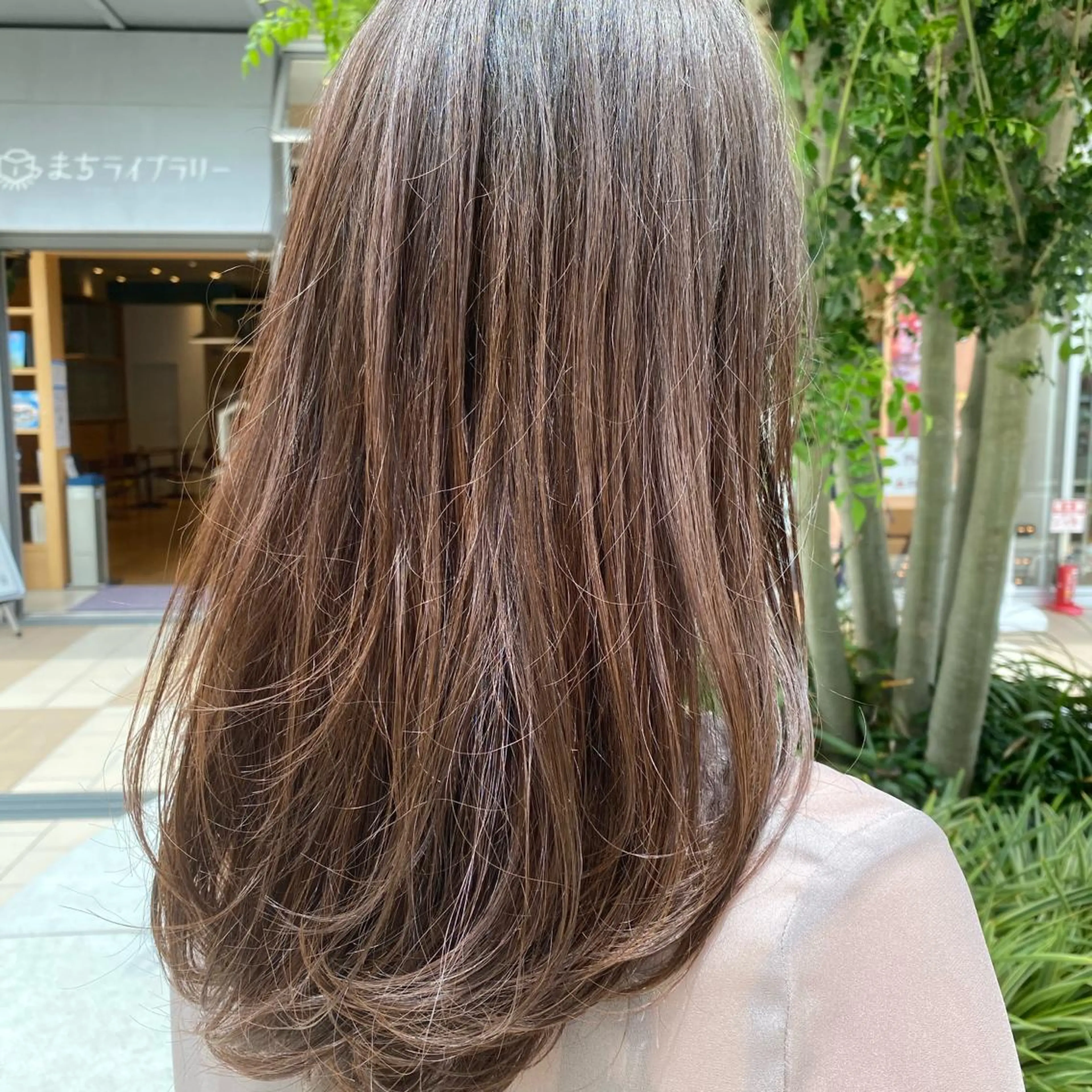 セミロング パーマ セミロングパーマ GOBUN NO ROKU【ゴブンノロク】所属・住田悠紗/ トップカラーリストのヘアスタイル