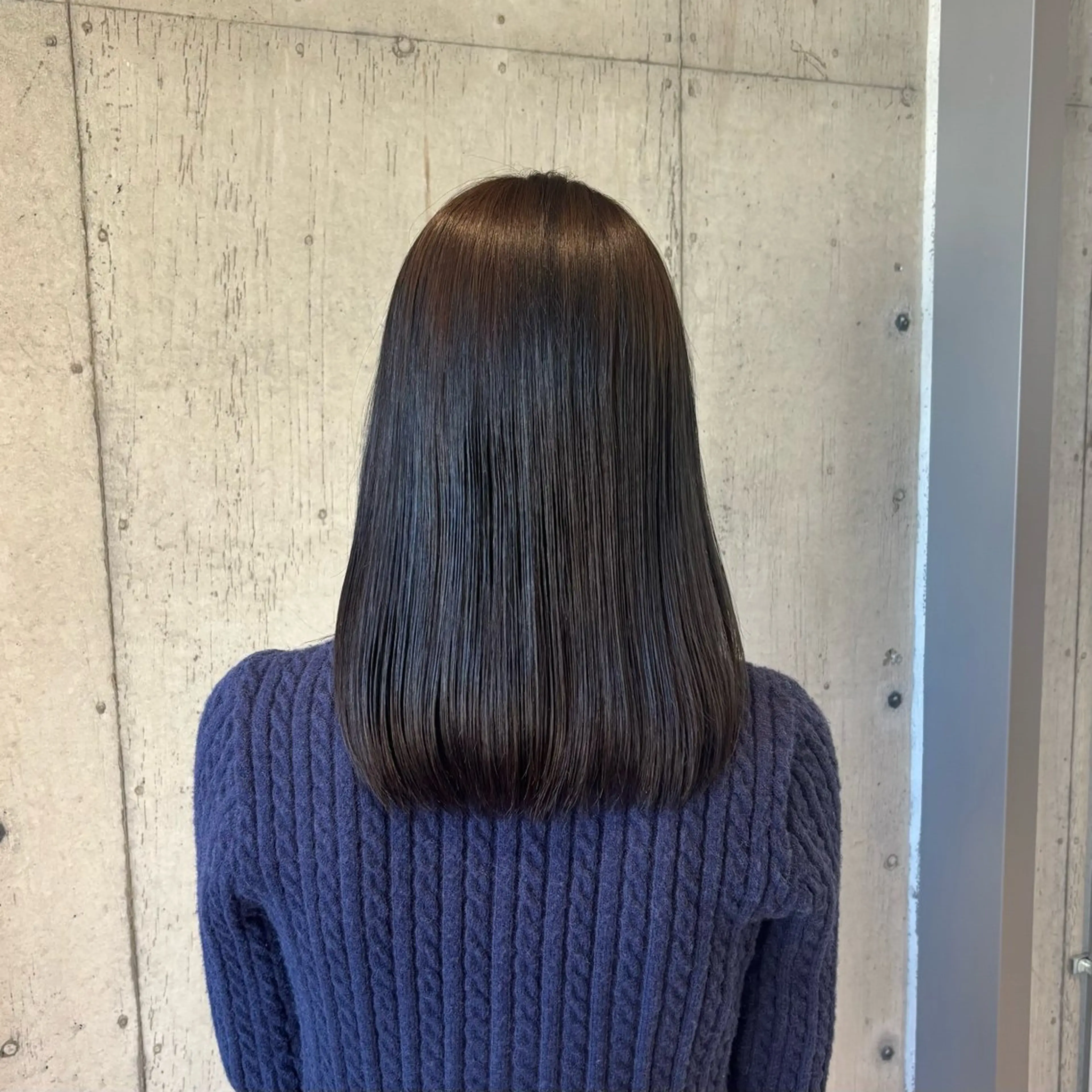 セミロング カラー ヘアカラー トリートメント ヘッドスパ ヘアセット 🍎ハイトーン/ 透明感カラー🍎リオのヘアスタイル