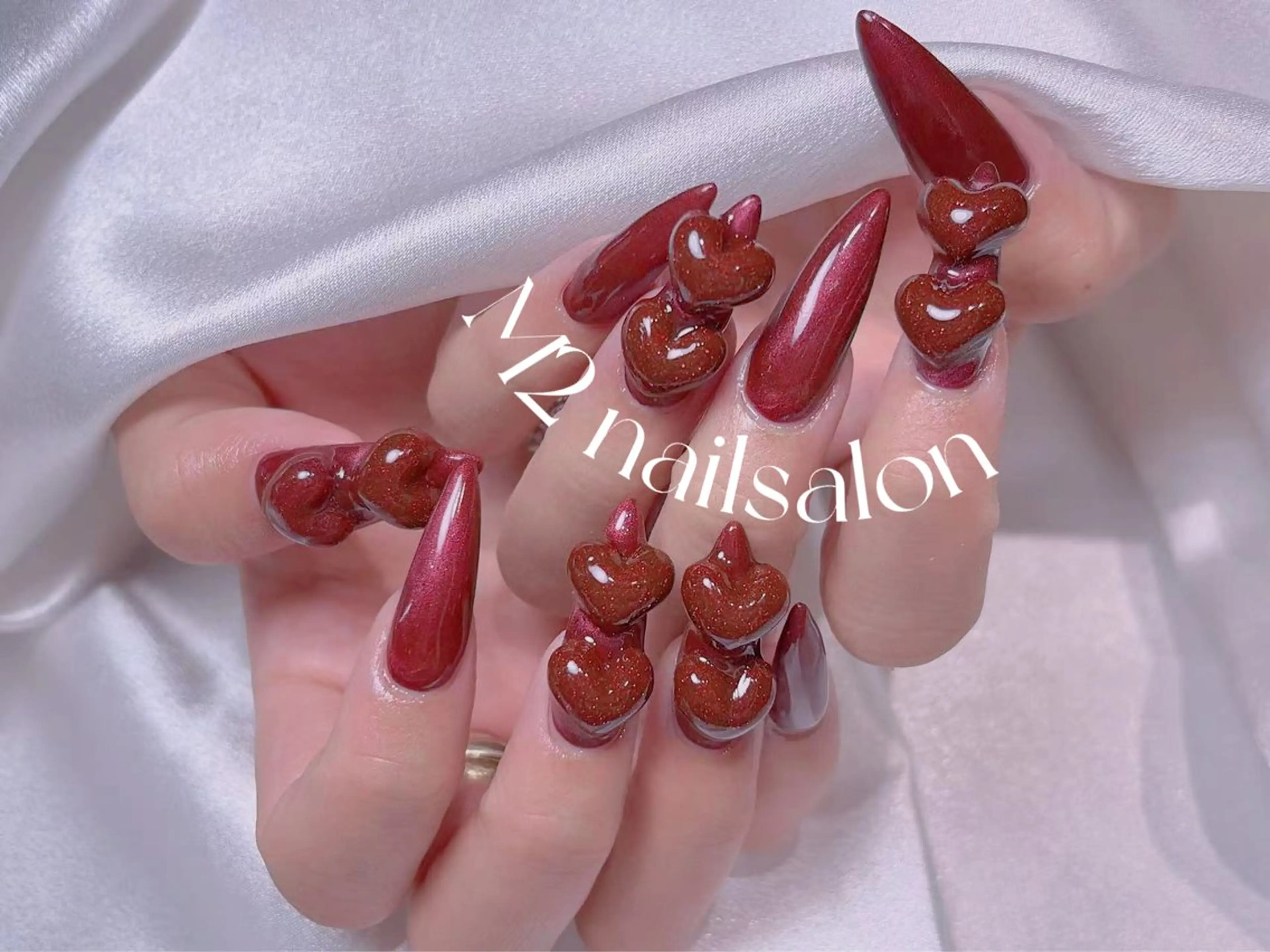 ネイル ハンドネイル 長さだし専門店 M2　rikaのネイルデザイン