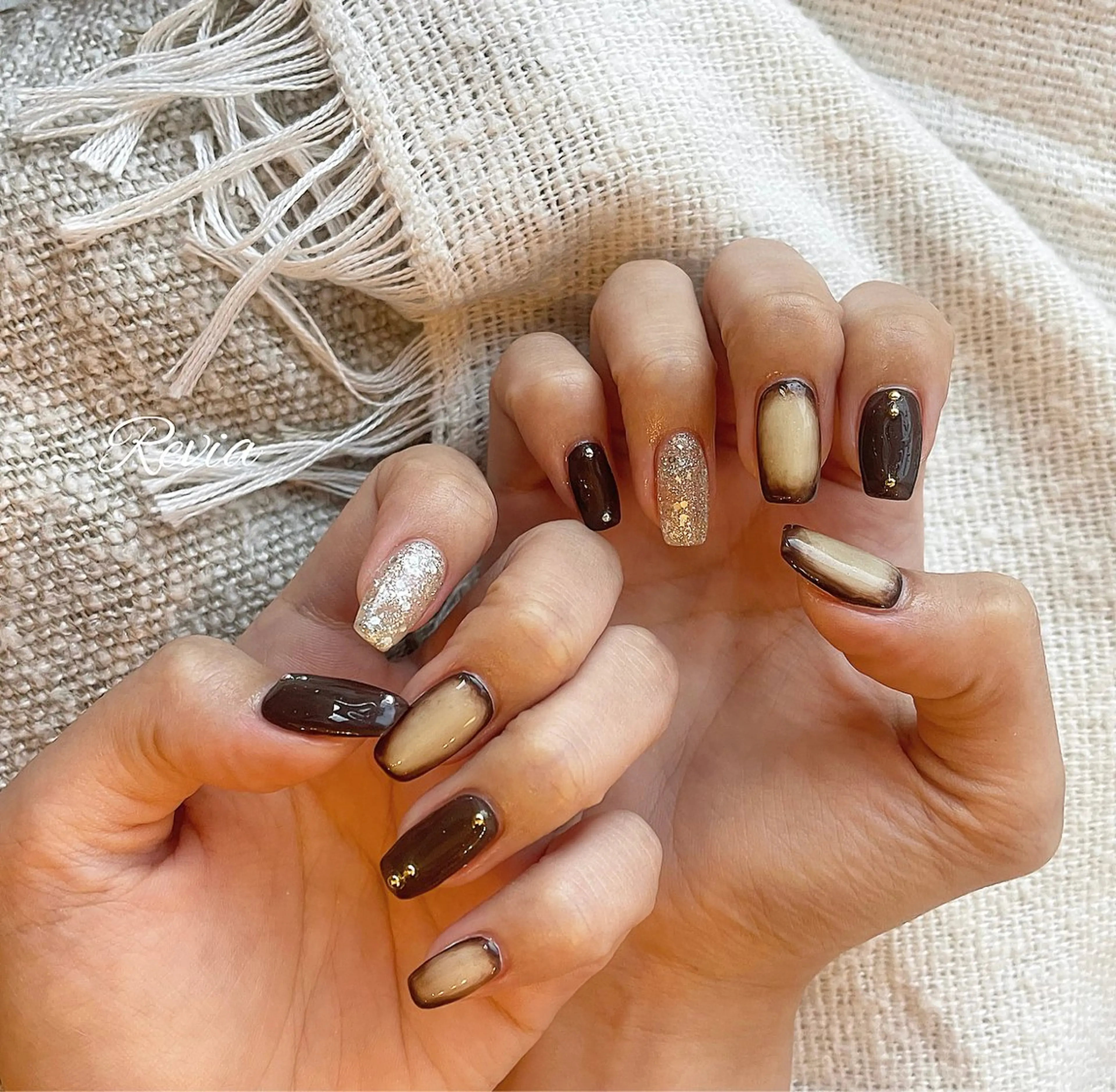 ネイル ハンドネイル revia所属・ERI Nailistのネイルデザイン