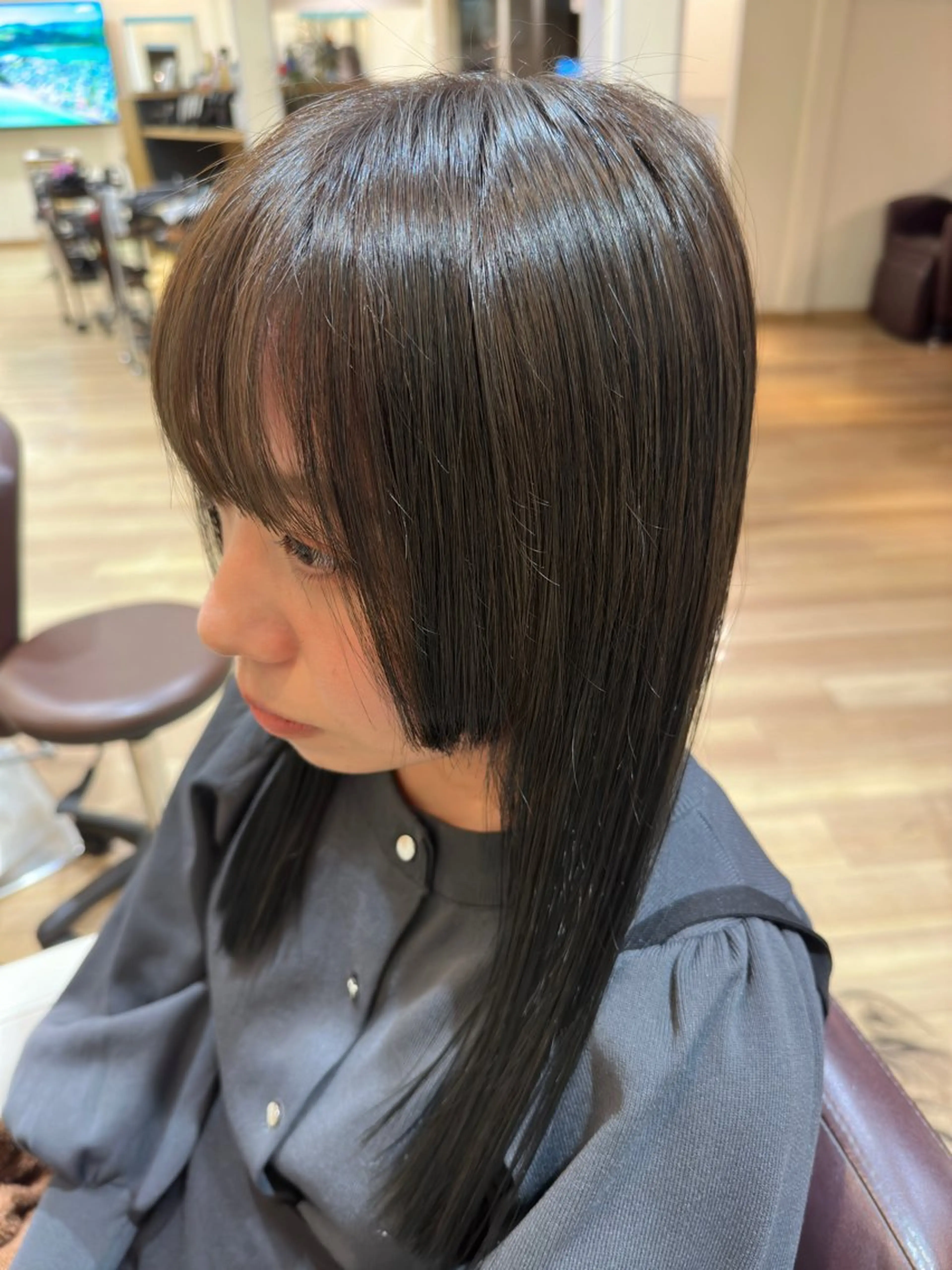 セミロング 玉木 雄也のヘアスタイル