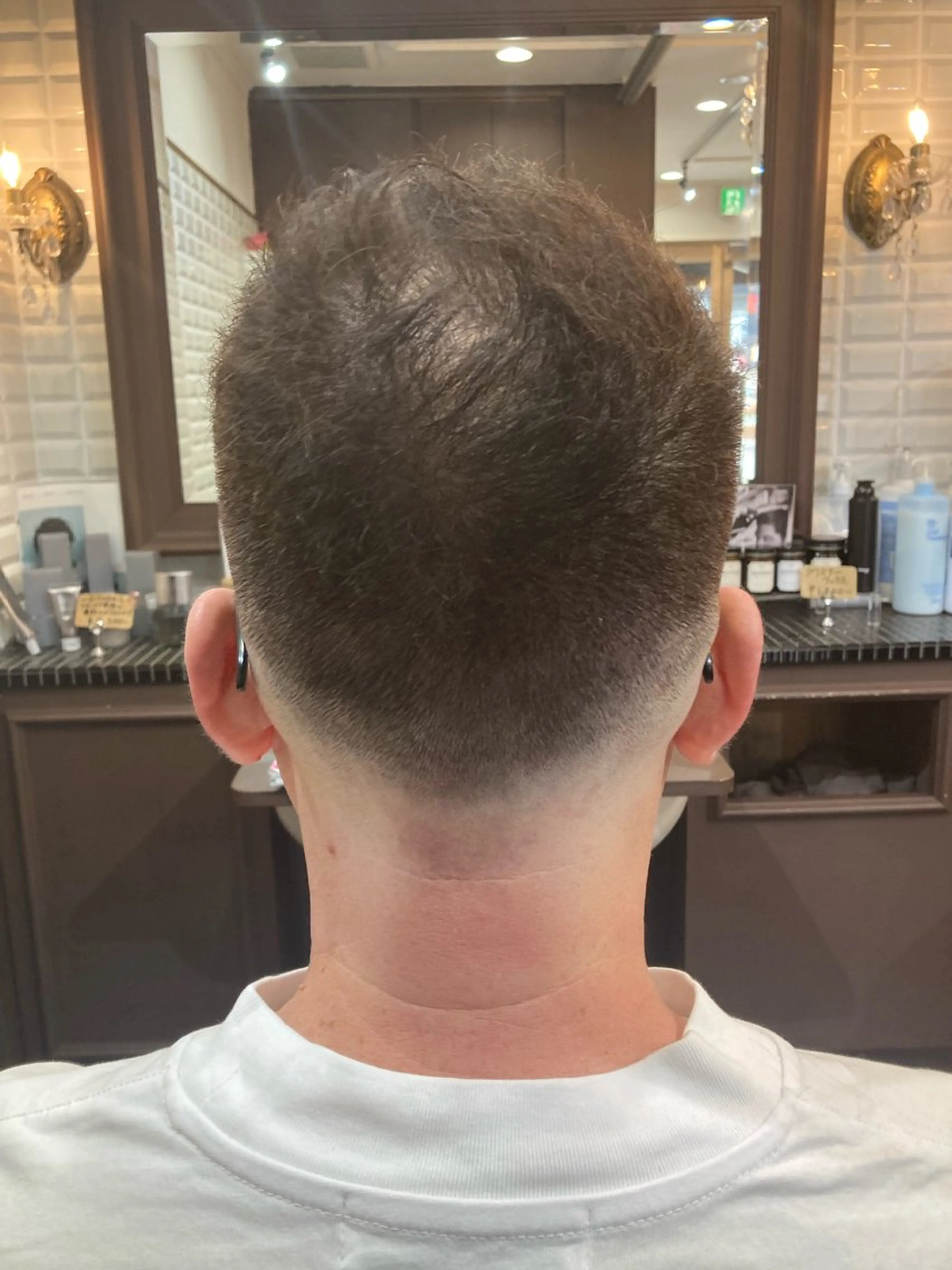 ショート メンズ カット トリートメント ルピナス中田店長 山口大地のヘアスタイル