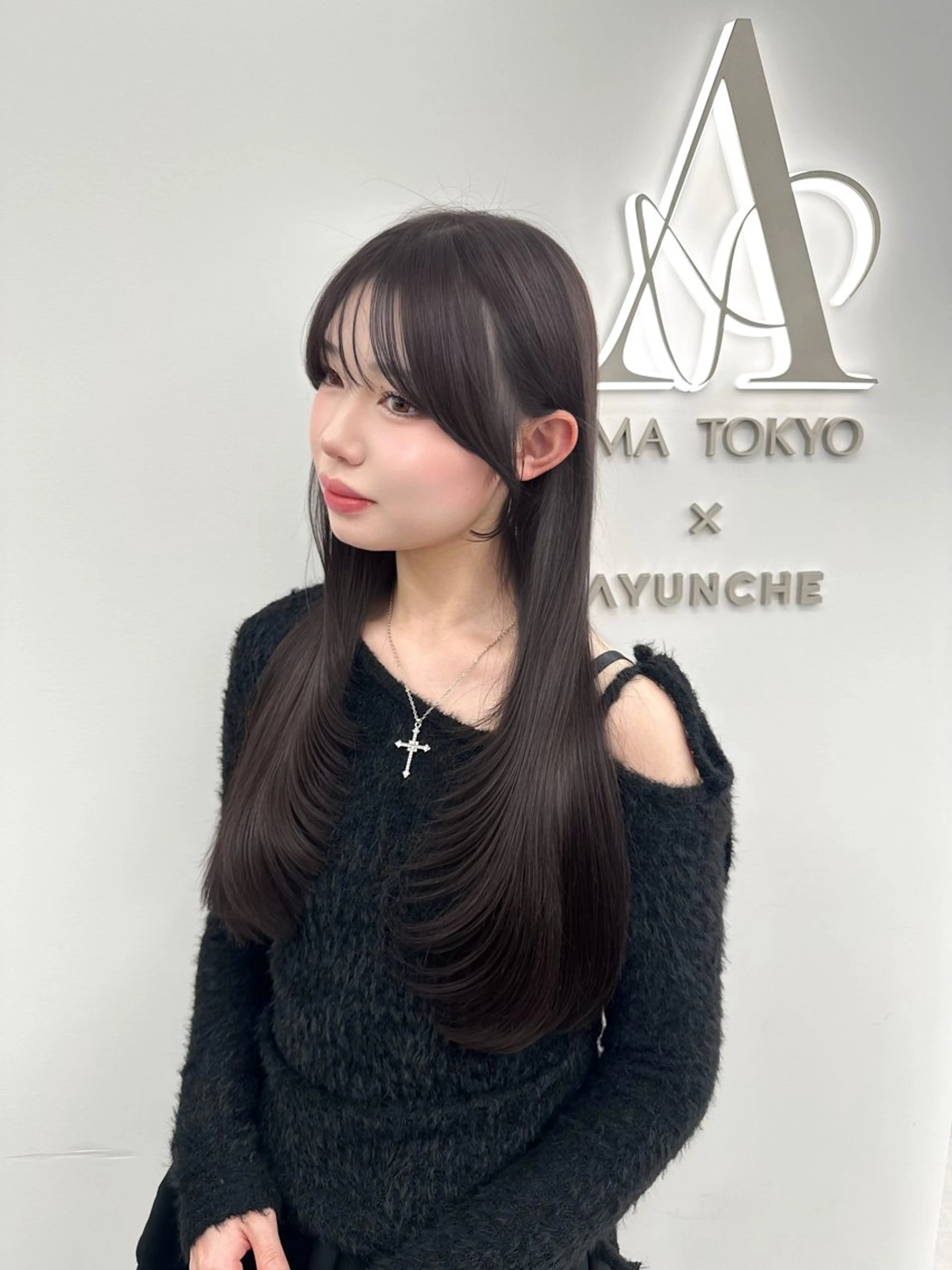 ミディアム カラー カット ヘアカラー トリートメント 🇰🇷韓国風くびれ ヘア🇰🇷中村優大のヘアスタイル