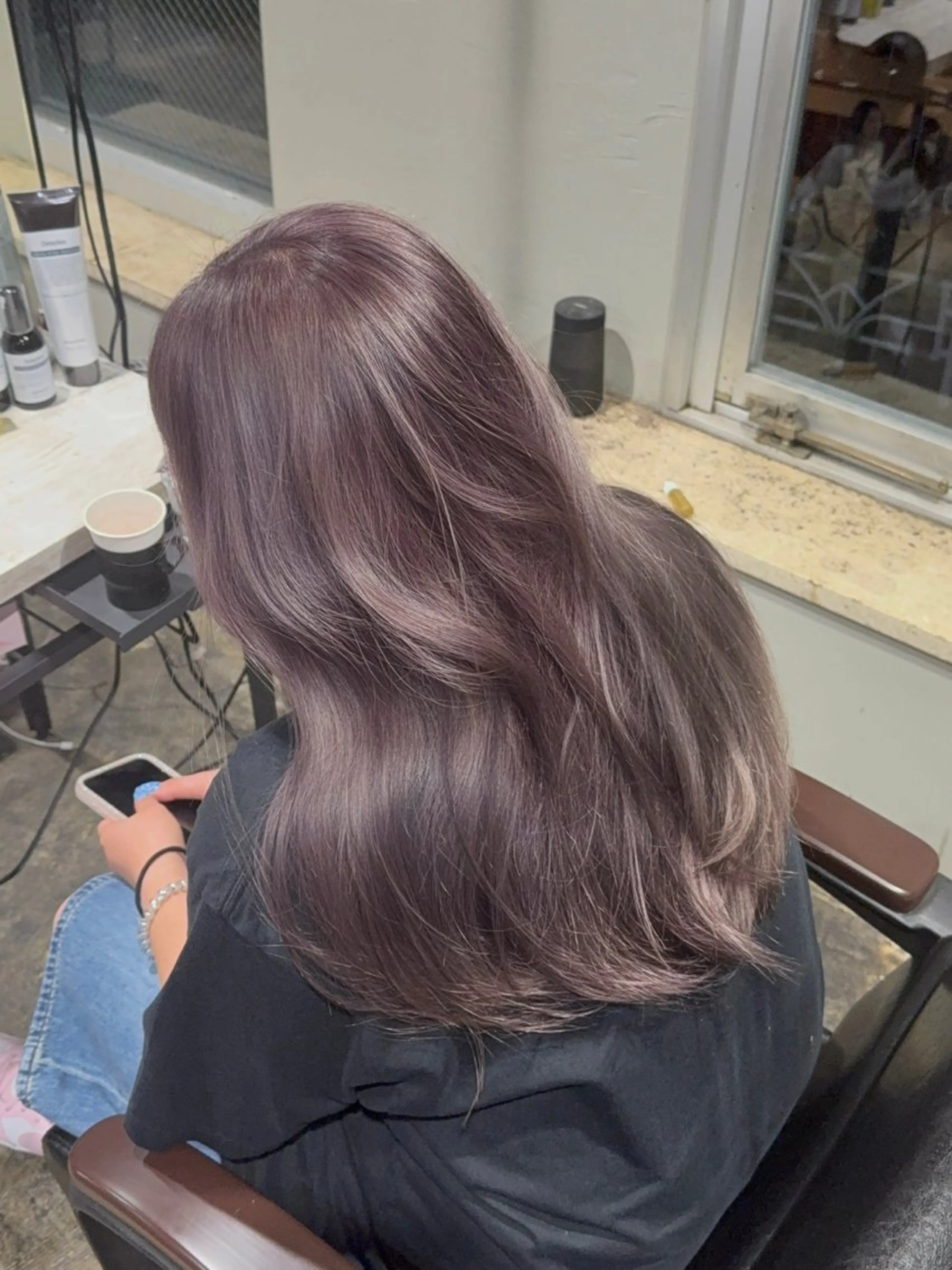 ロング ヘアカラー トリートメント 渋谷ケアブリーチ ❤️🔥徳田空悟のヘアスタイル