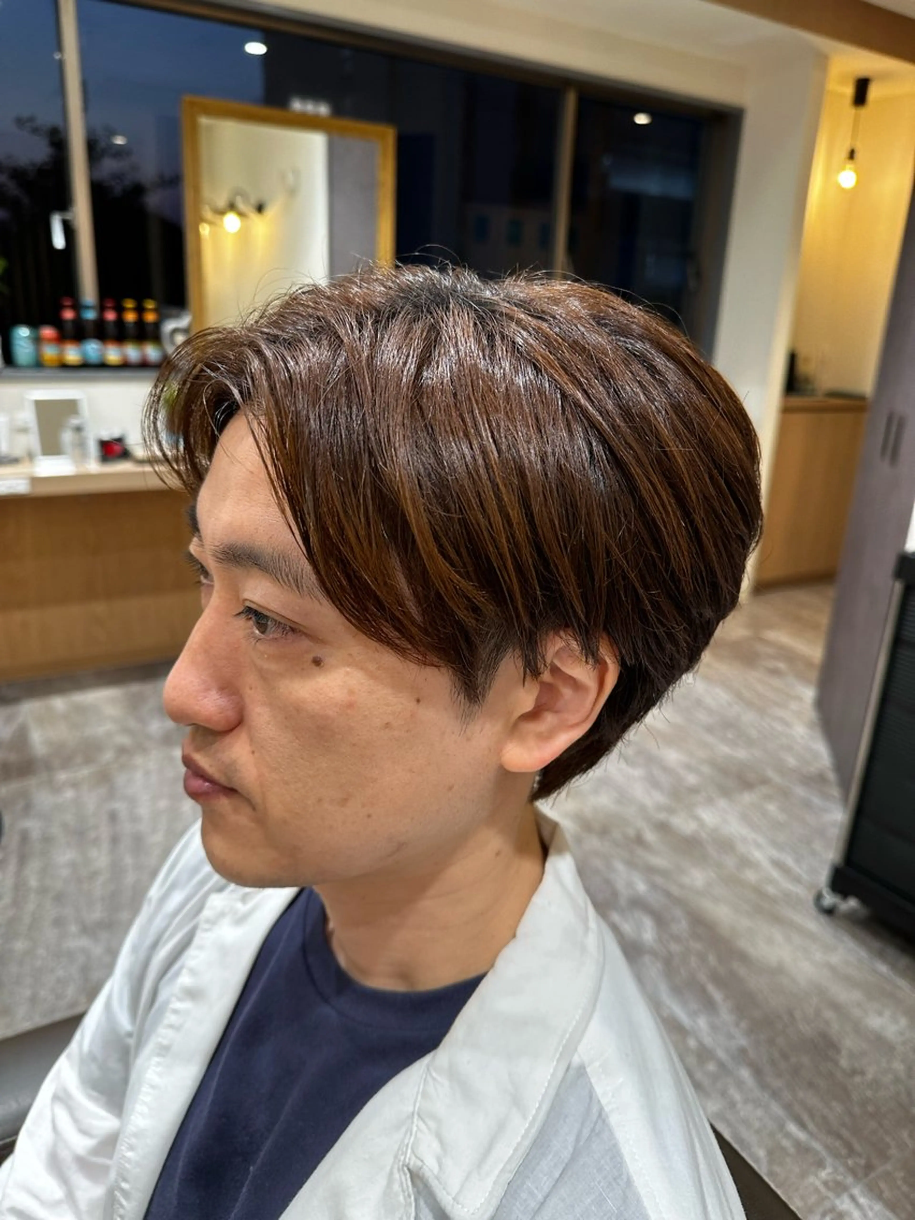ミディアム メンズ カット ヘアカラー メンズカット×眉毛 デザイナー⚘Nanaの眉毛・アイブロウイメージ