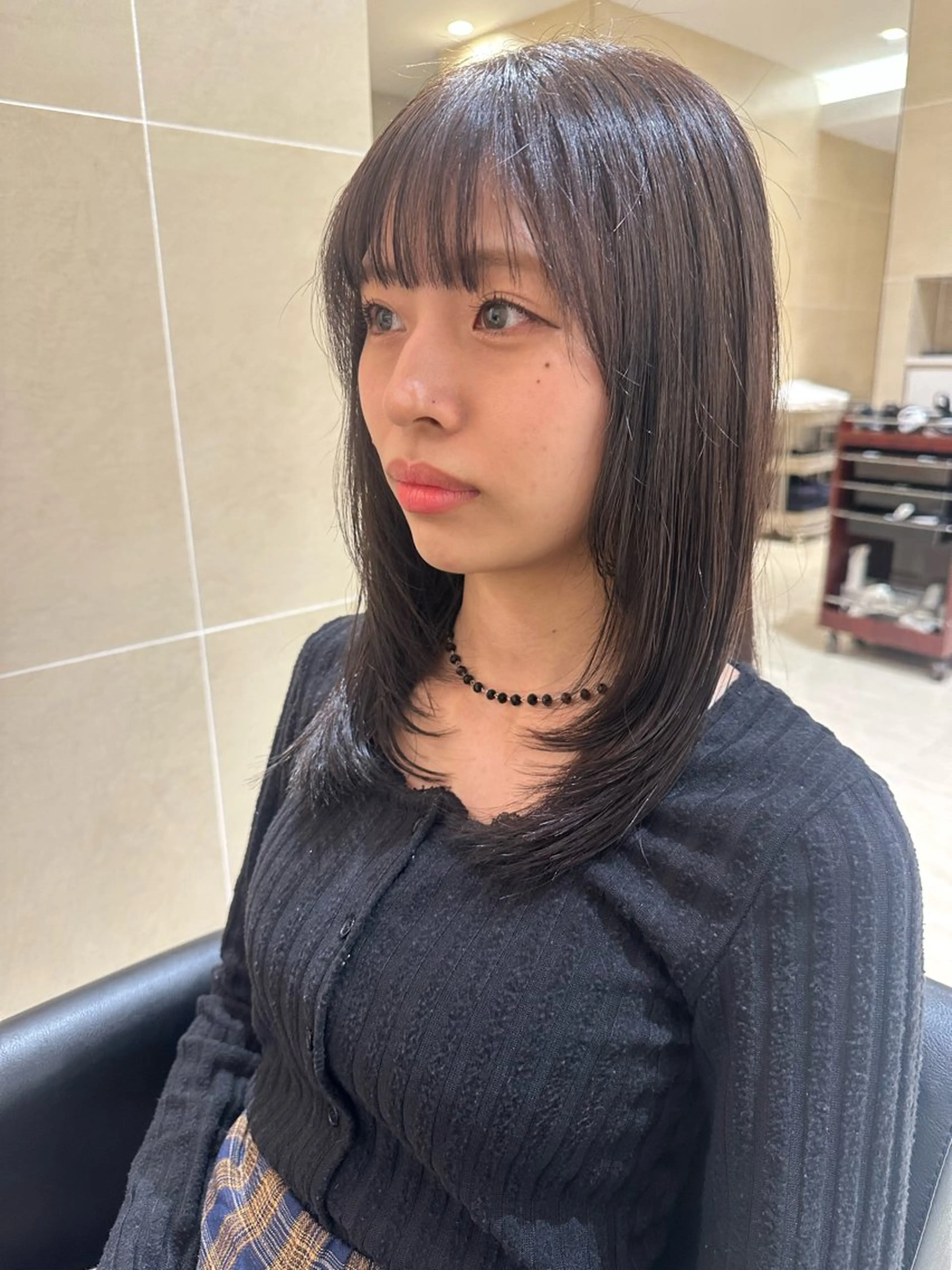 【💠大人女性💠】リタッチカラー＋カット+髪質改善トリートメント¥ 6000の写真