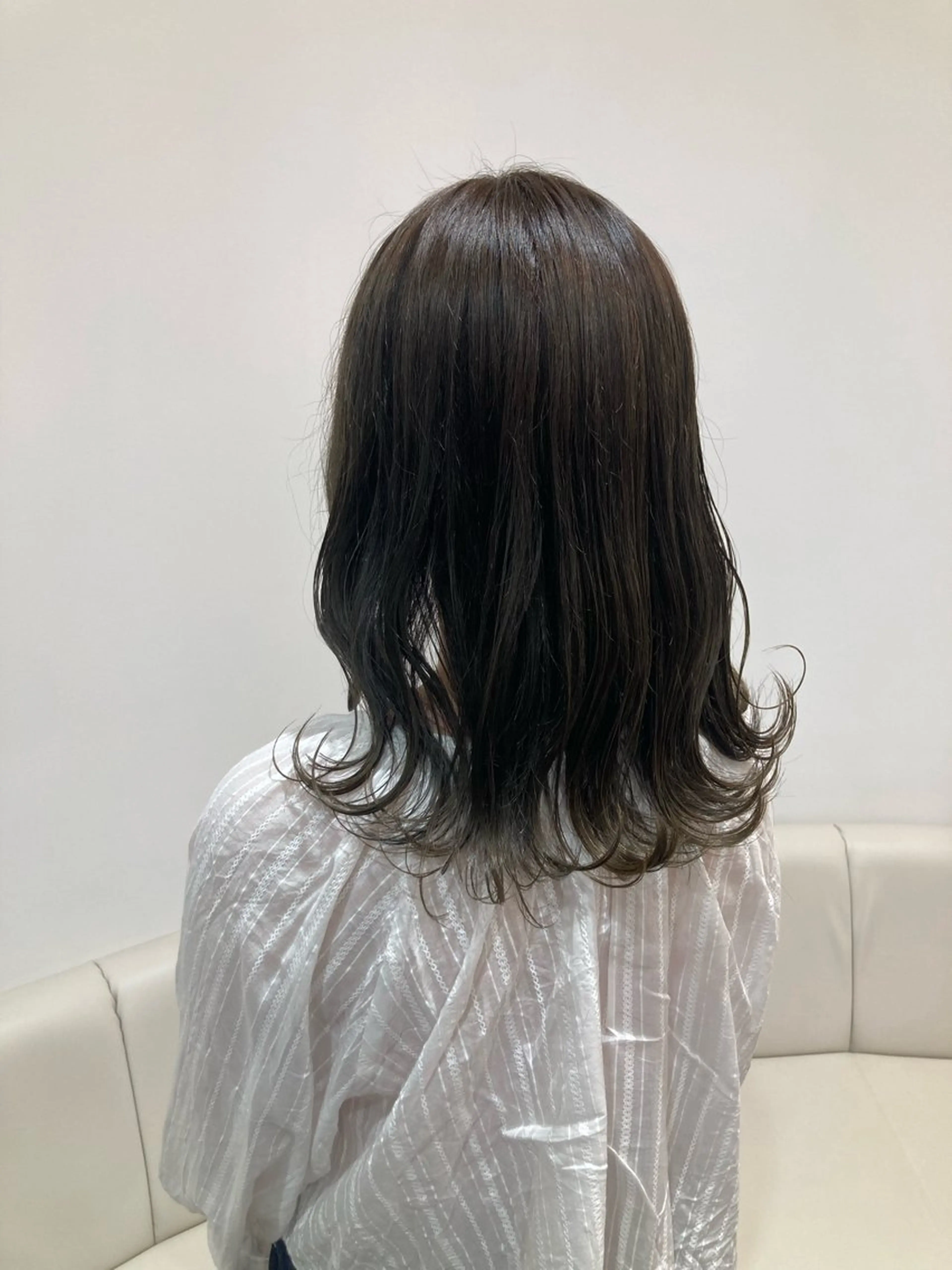 ミディアム カット ヘアカラー トリートメント hair salon rita 野々市所属・中野 幹也のヘアスタイル