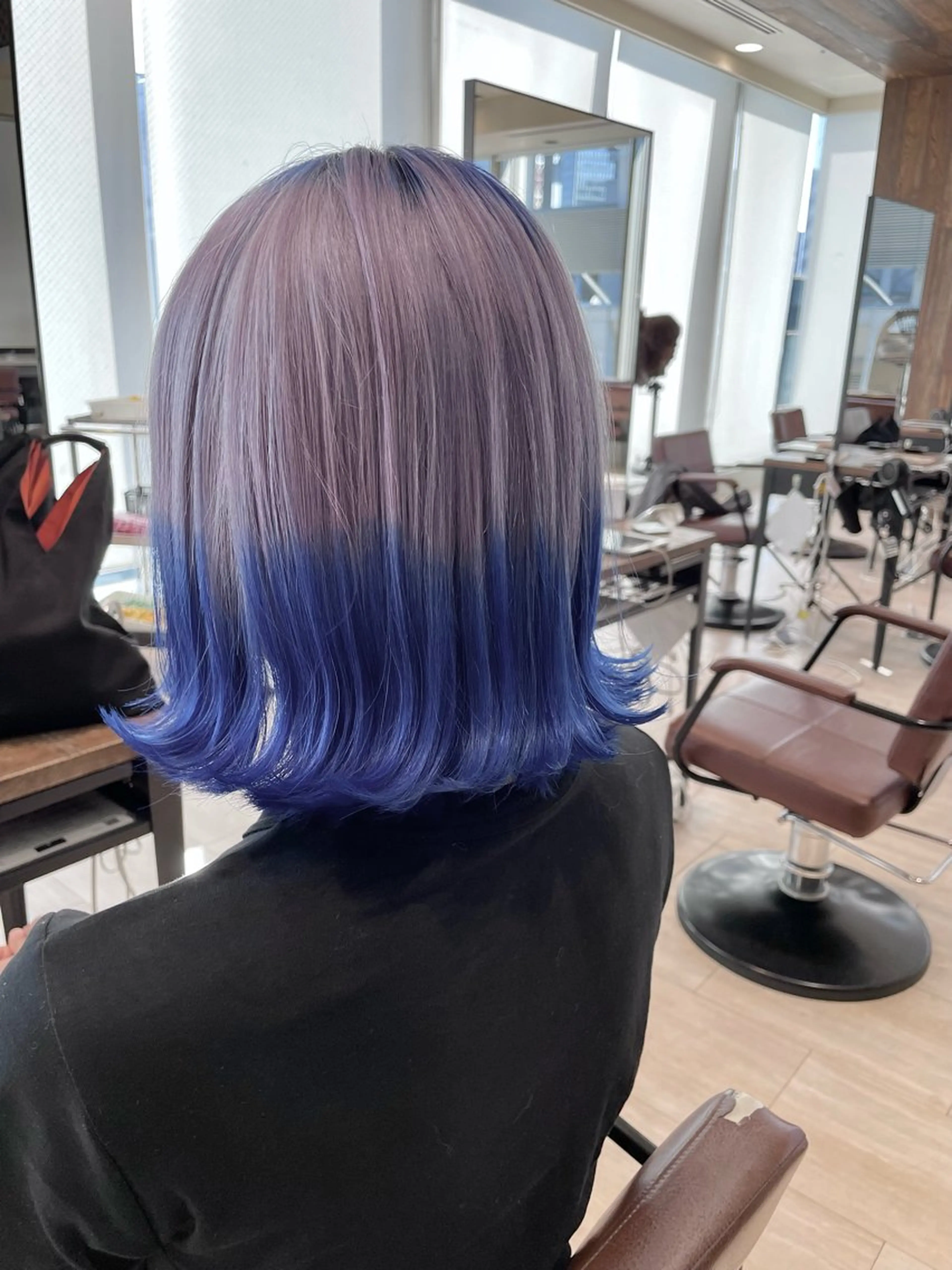 カラー デザインカラー ヘアカラー 艶カラー/アレンジ/ はまぐちうみのヘアスタイル