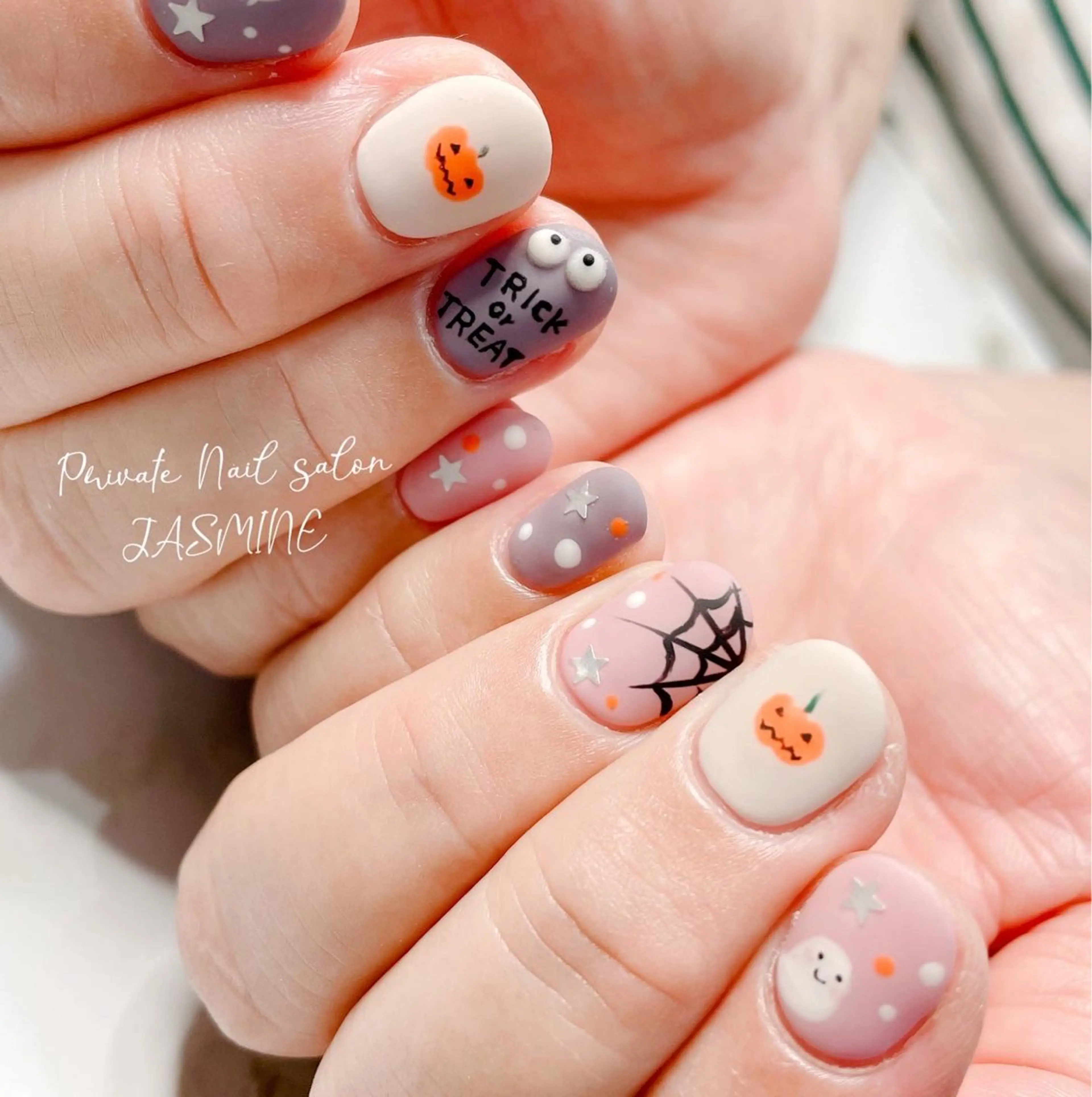 ネイル ハロウィン Nail salon JASMINEのネイルデザイン