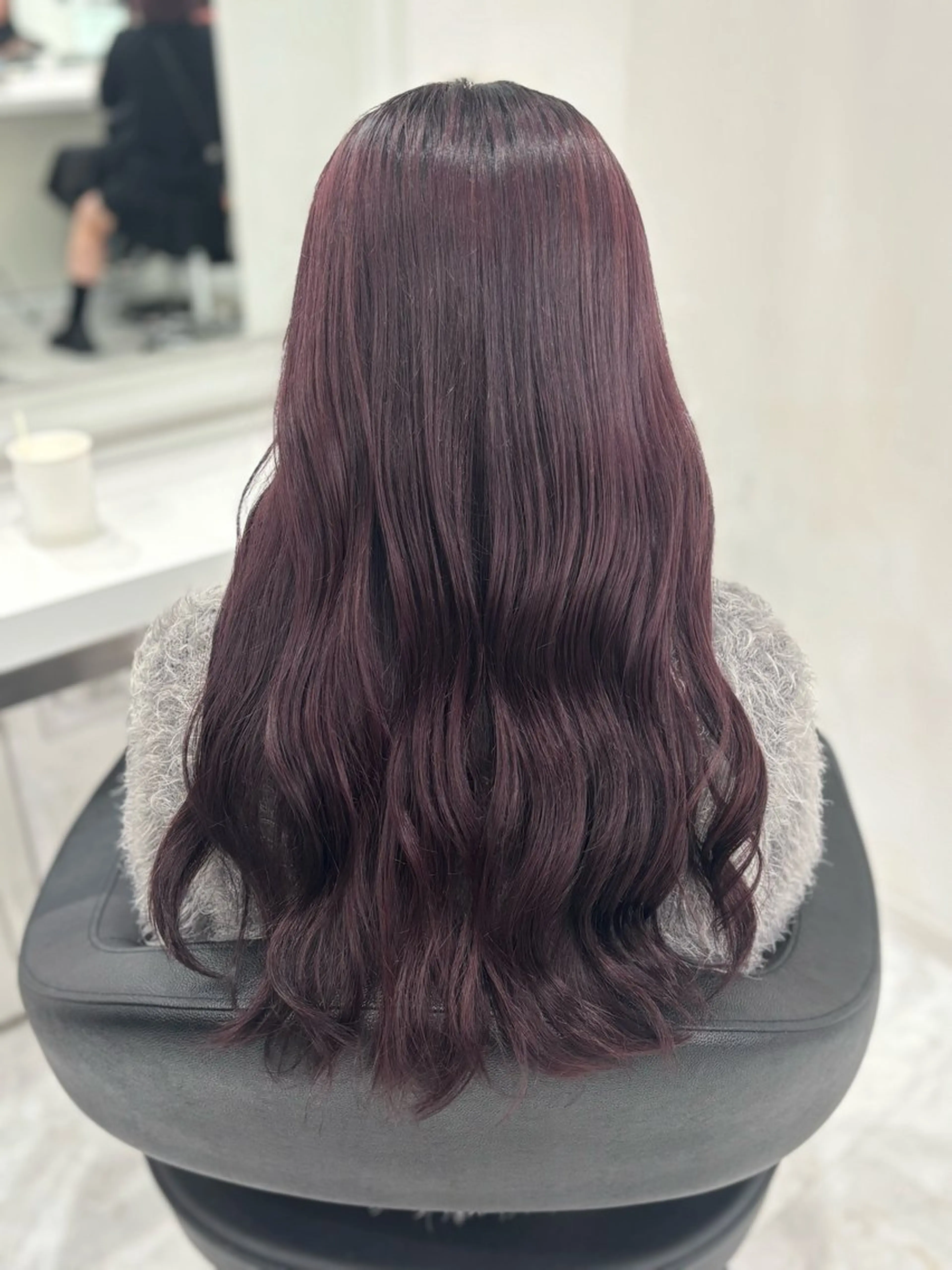 ロング ヘアカラー トリートメント お洒落暖色 🍒AOI🍒のヘアスタイル